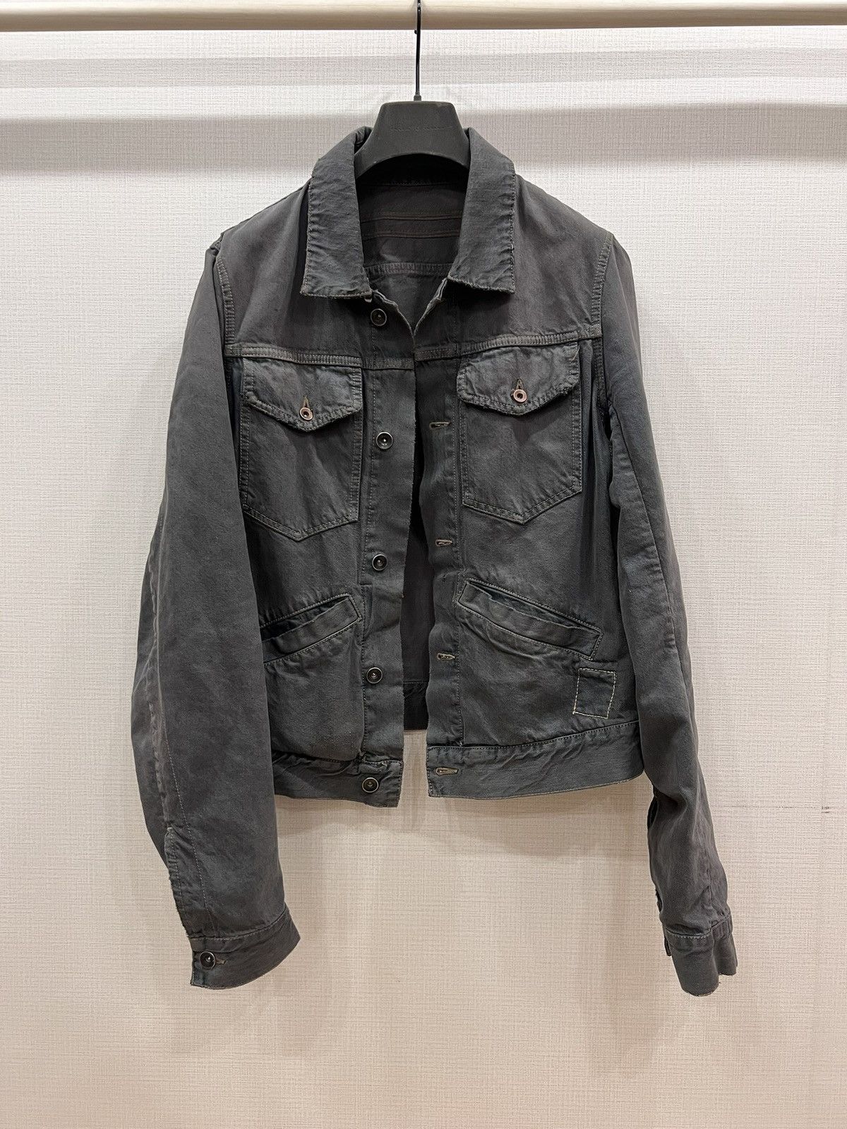 Rick Owens Sold-Rick owens 2006 dustlator denim jacket Size US M / EU 48-50 / 2 - 1 Thumbnail