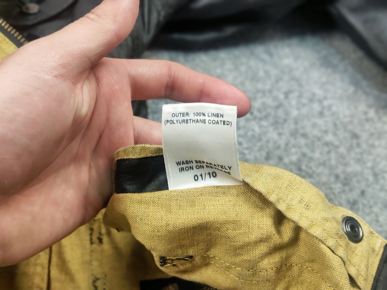 Barbour Barbour International Duralinen Waxed linen Black jacket Size M / US 6-8 / IT 42-44 - 16 Thumbnail