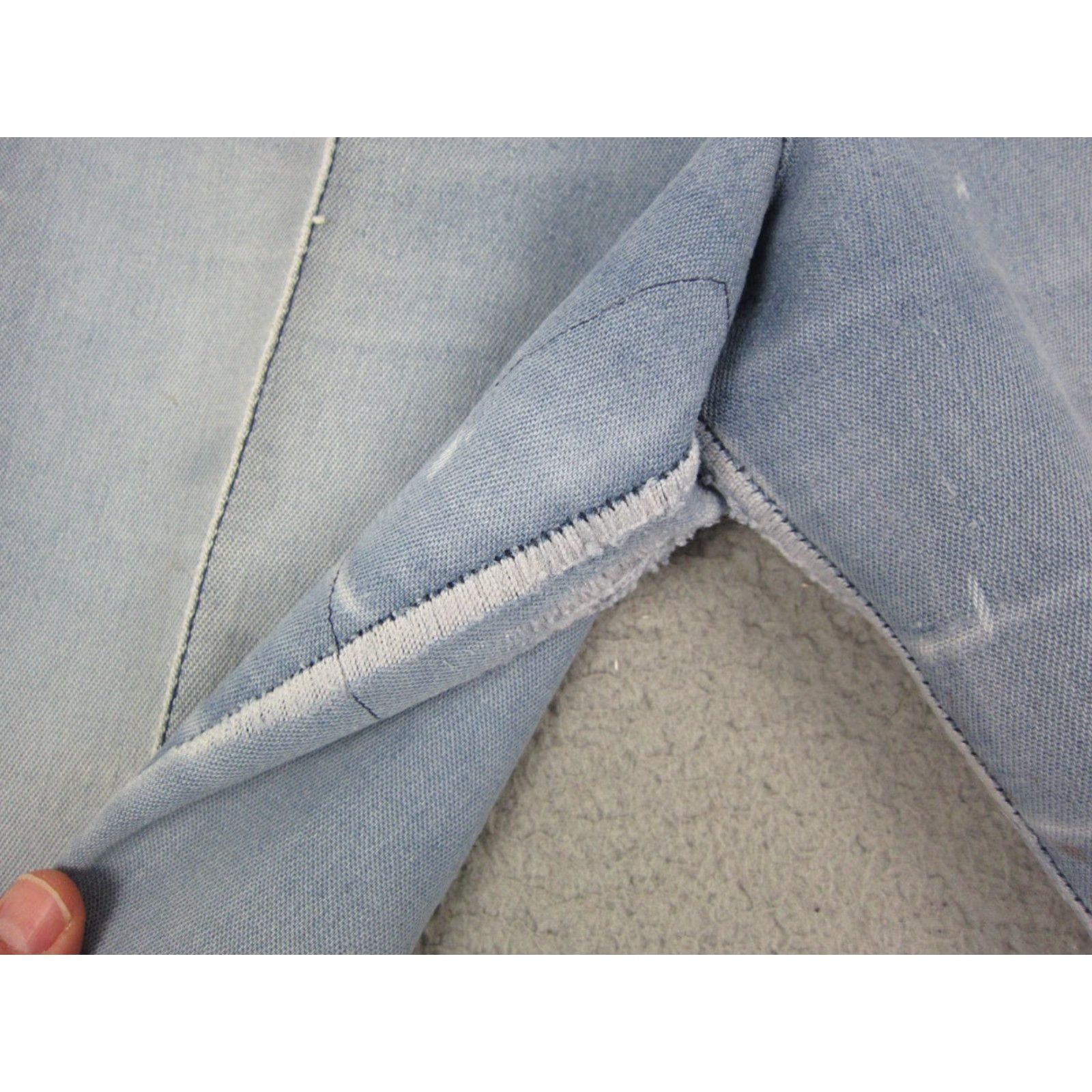 Sears VINTAGE Sears Pants Womens 14 Blue Light Denim 70s Disco Ladies Worn Made in USA Size 36" / US 14 / IT 50 - 3 Thumbnail