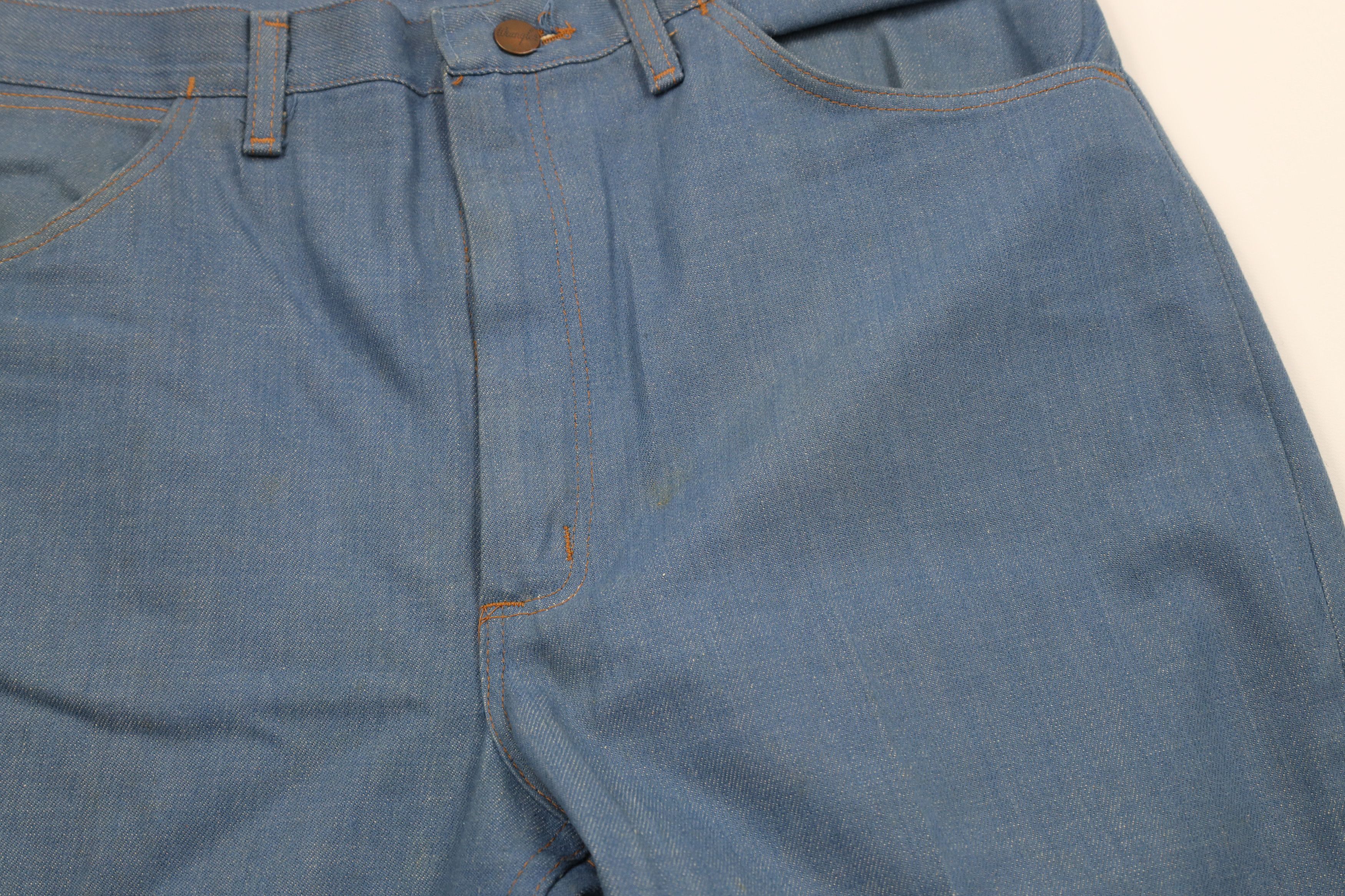 Vintage Vintage 70s Wrangler Wide Leg Bell Bottoms Denim Jeans USA Size US 34 / EU 50 - 8 Thumbnail