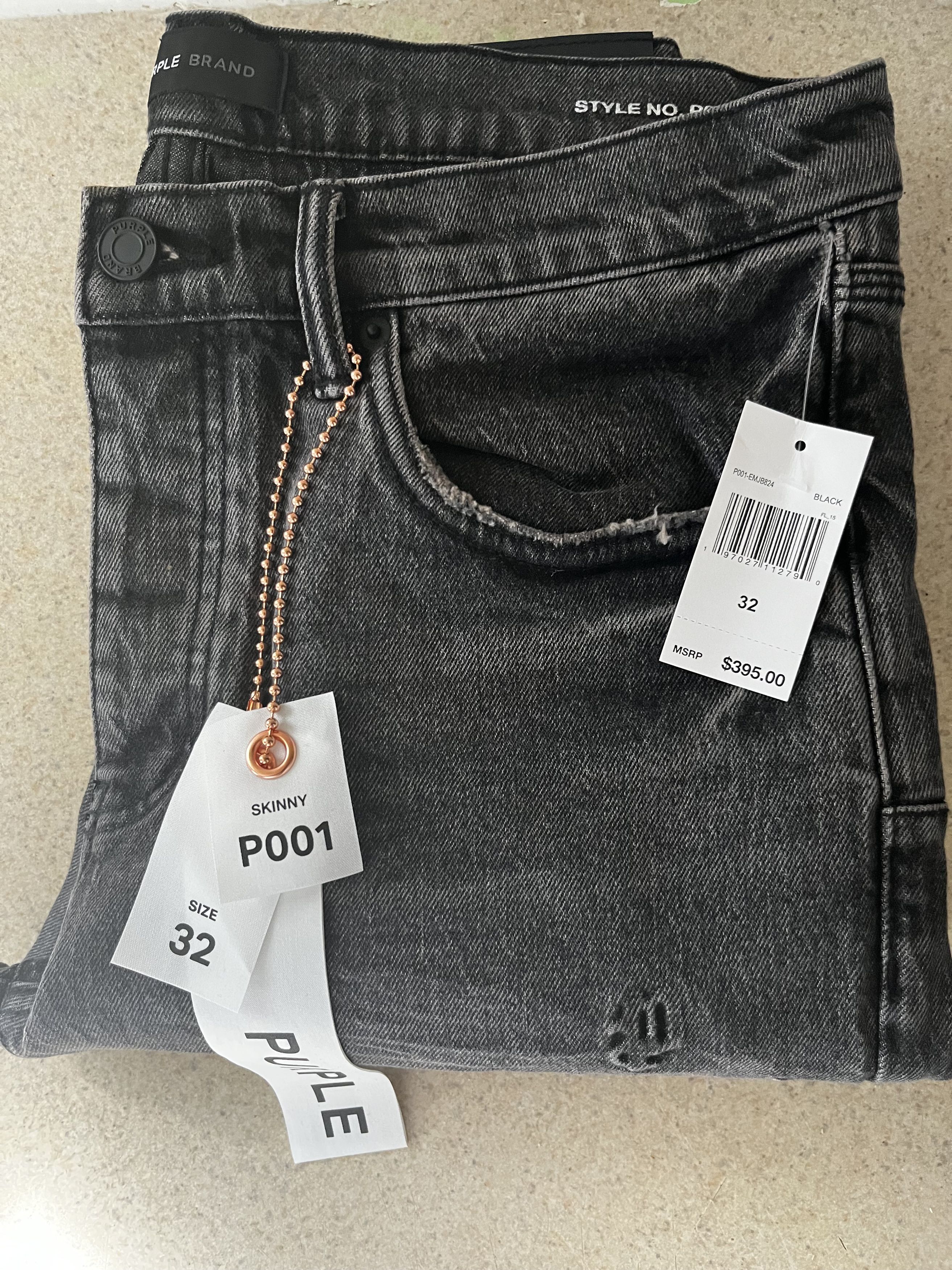 Purple Brand Purple Brand dark monogram jeans size 33 brand new Size US 32 / EU 48 - 1 Thumbnail