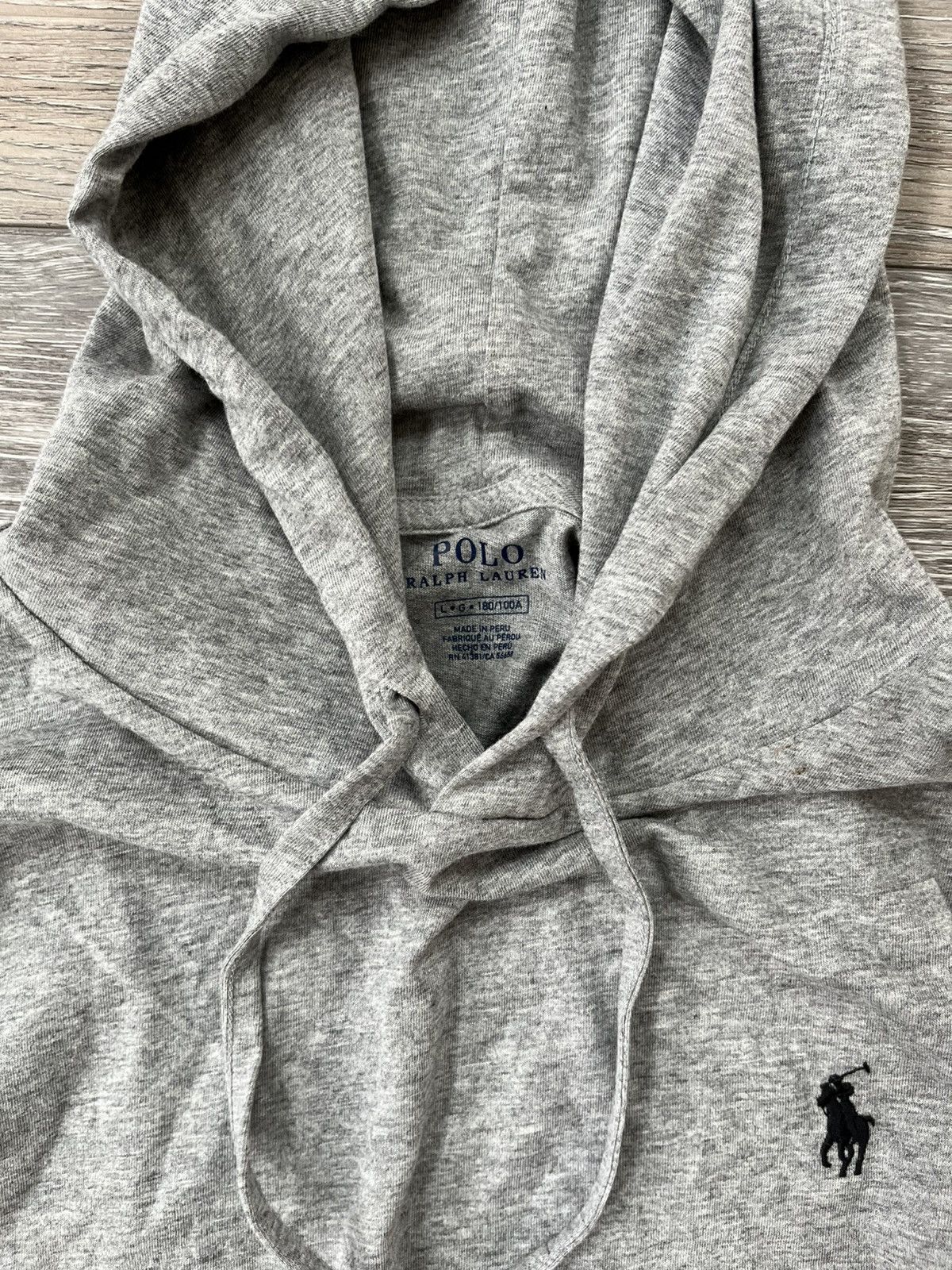 Polo Ralph Lauren Polo Ralph Lauren Hooded Long Sleeve T-Shirt Size US L / EU 52-54 / 3 - 5 Thumbnail