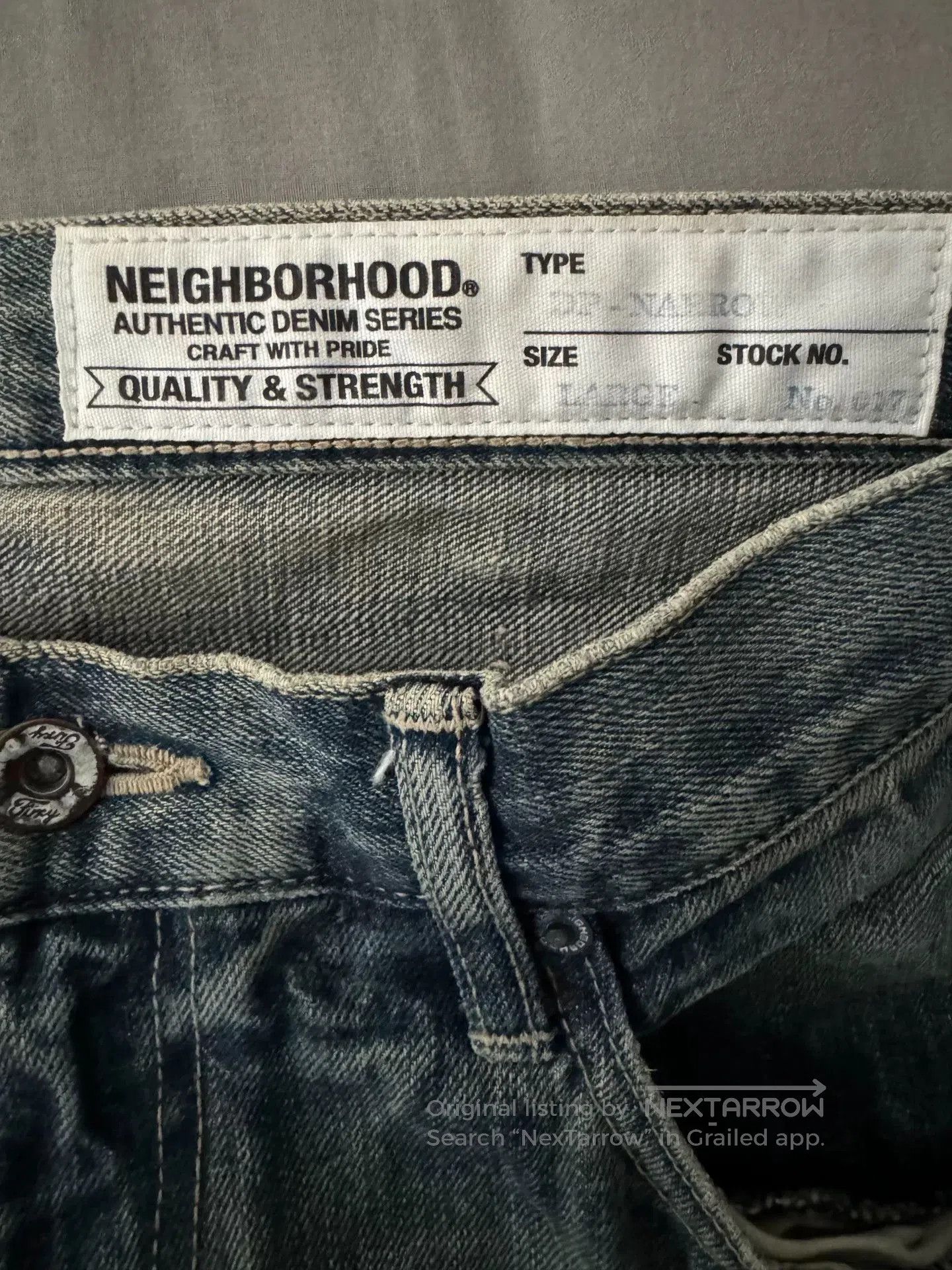 Neighborhood Neighborhood Deep Narrow Denim Pants. Size US 30 / EU 46 - 4 Thumbnail