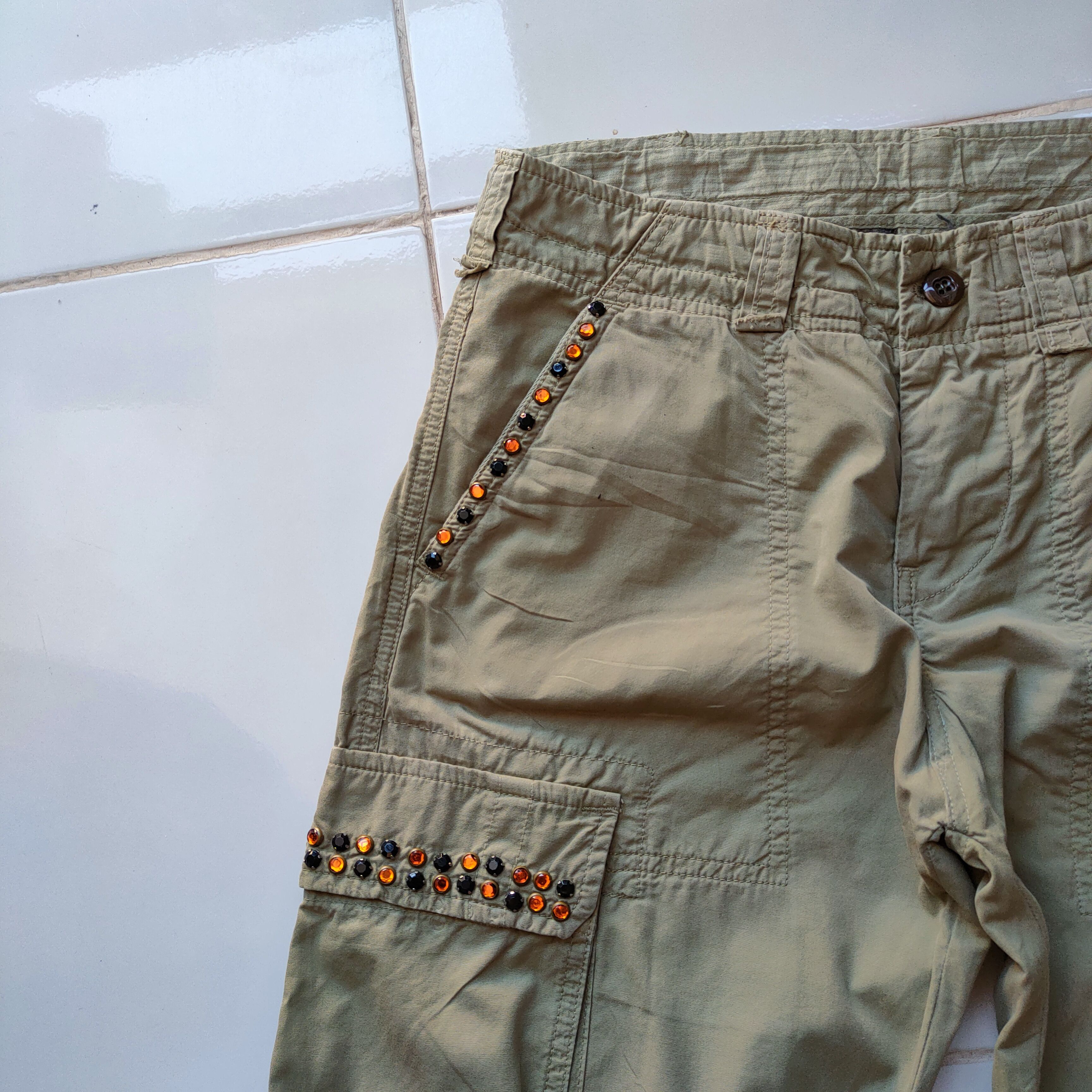 Japanese Brand RARE! VINTAGE RAG BONDAGE CARGO PANTS Size US 29 - 6 Thumbnail