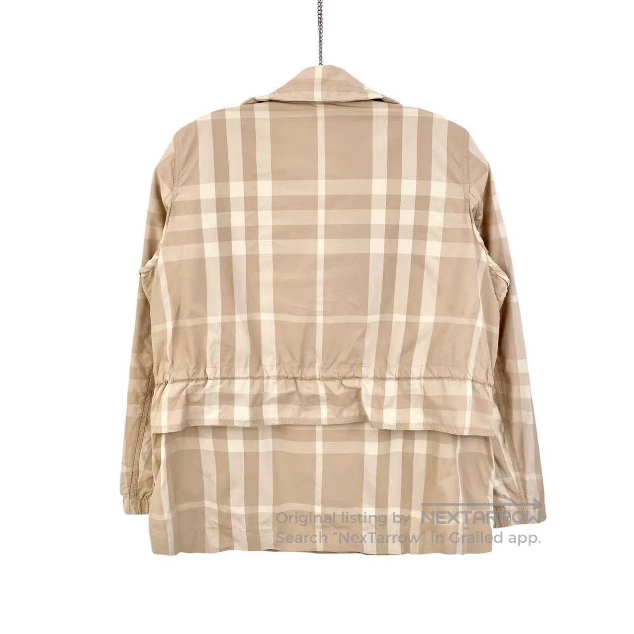 Burberry Burberry 23SS milk tea plaid turtleneck trench coat| Size XS / US 0-2 / IT 36-38 - 2 Thumbnail