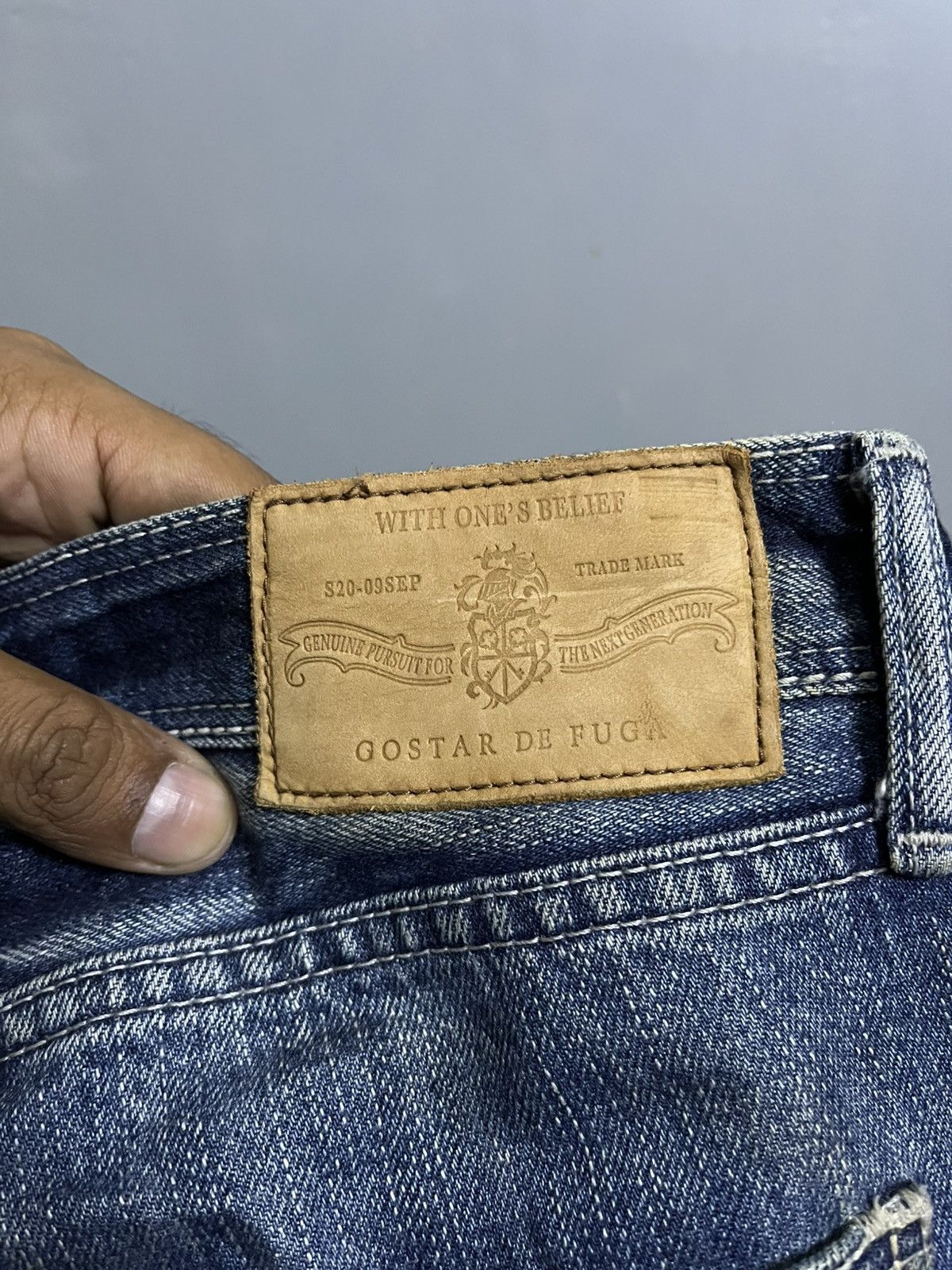GOSTAR DE FUGA × Japanese Brand FUGA Japan CIStylish Fades Skinny Fit Denim Size US 32 / EU 48 - 12 Thumbnail