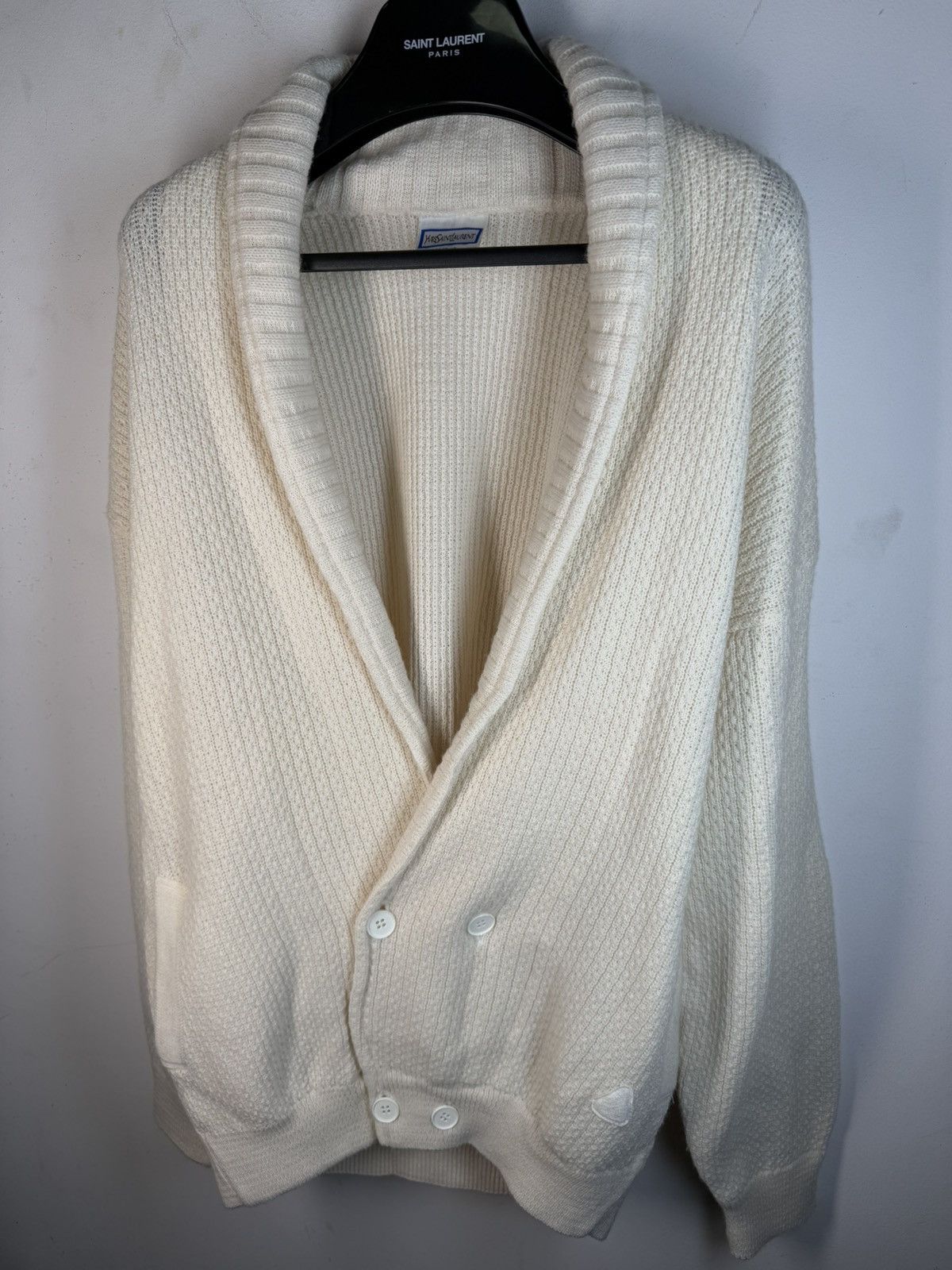 Yves Saint Laurent 90s YSL Cardigan Wool Soft Knitted YSL Sweater Size US M / EU 48-50 / 2 - 7 Thumbnail