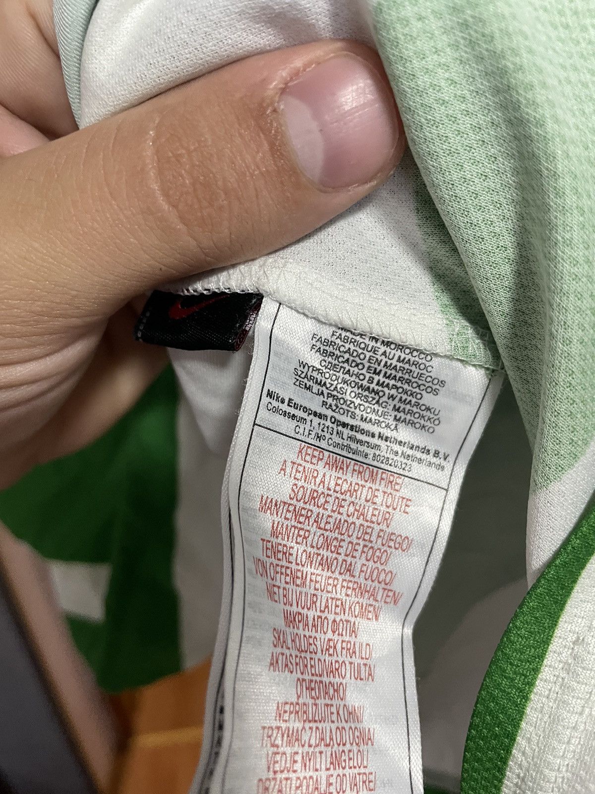 Nike Celtic Vintage Soccer Jersey Blockcore Y2K Size US XXL / EU 58 / 5 - 5 Thumbnail