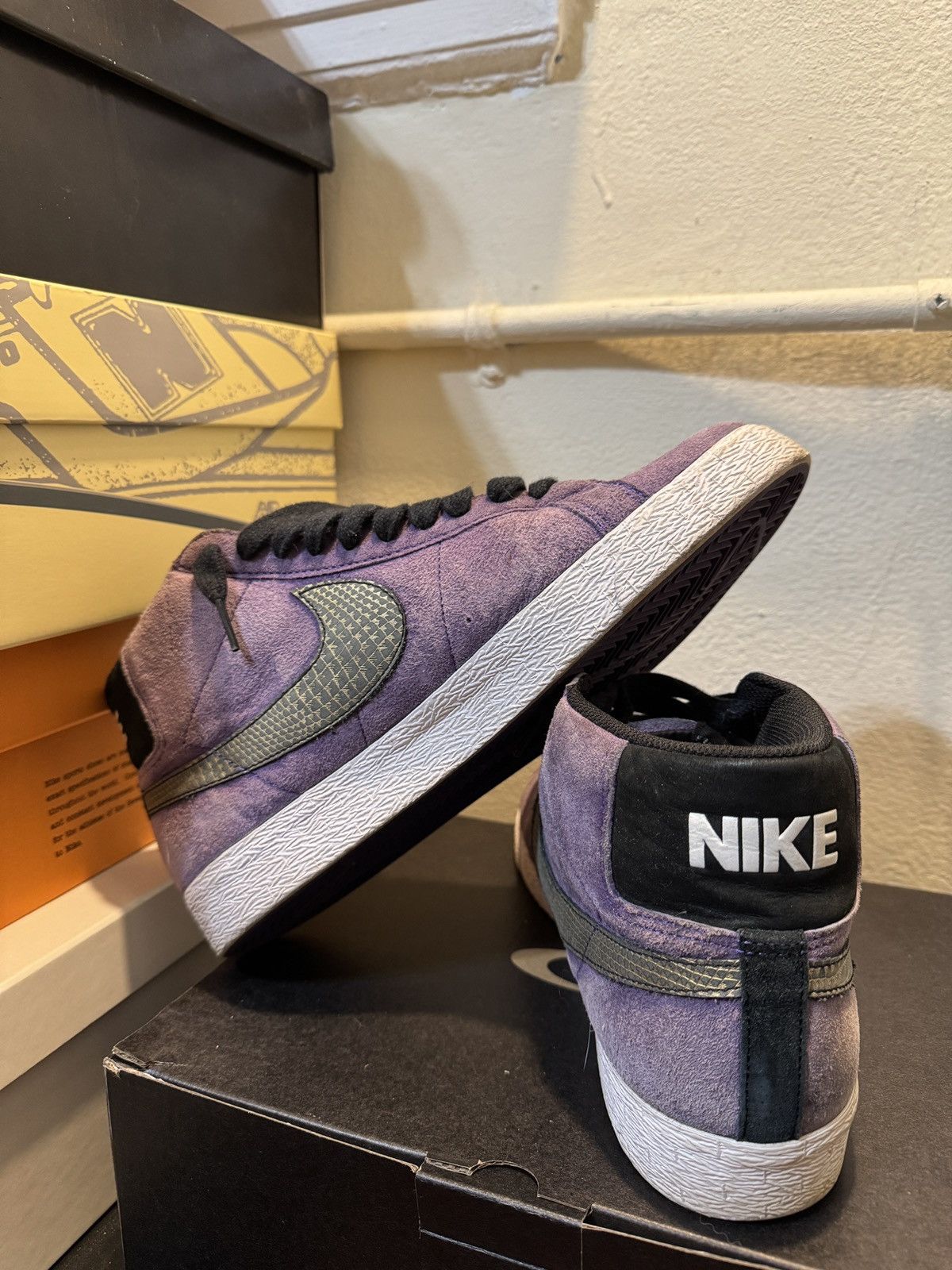 Nike × Vintage Nike SB Blazer - Varsity Purple Size US 10 / EU 43 - 4 Thumbnail