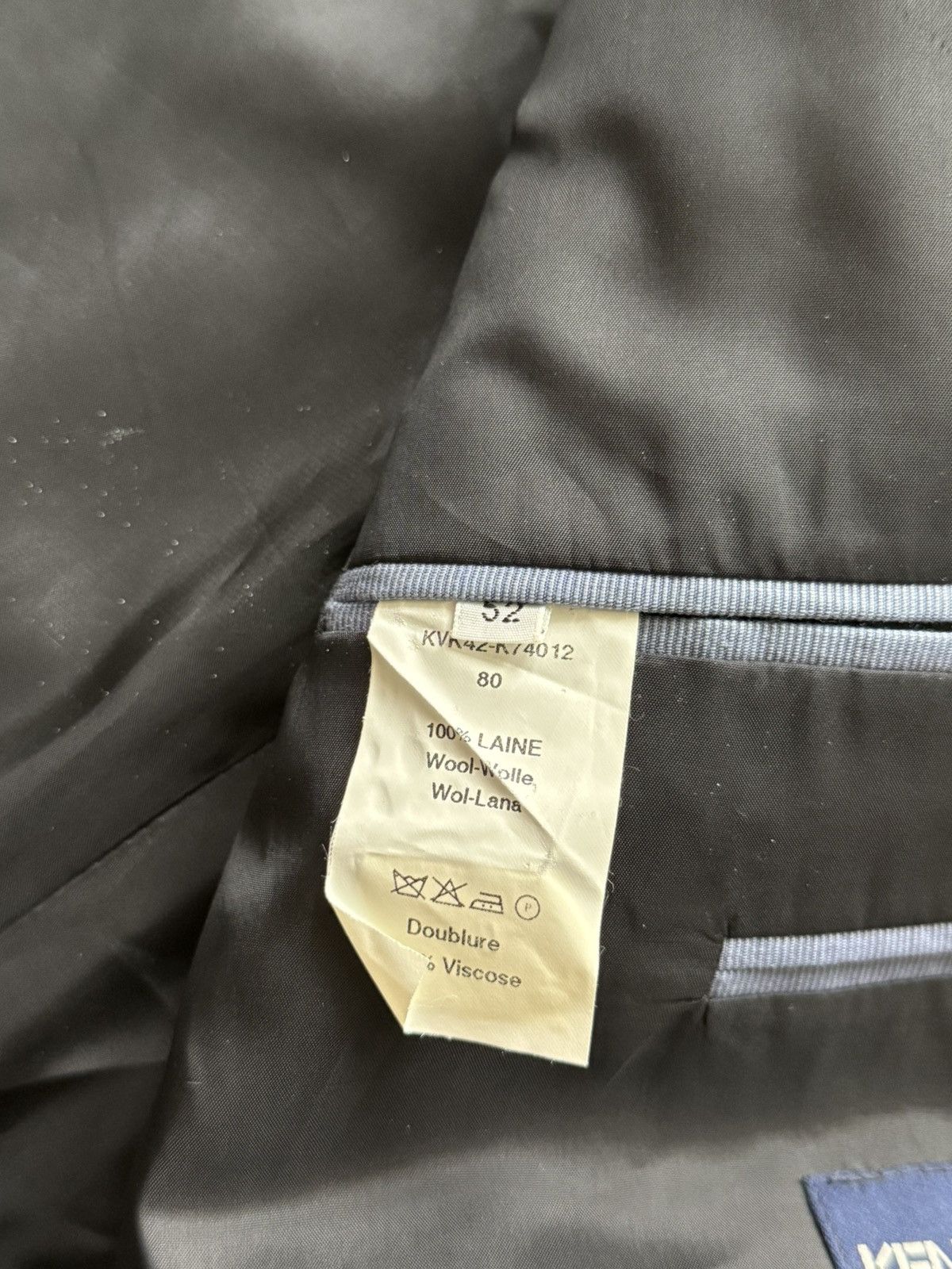 Kenzo Kenzo Homme Japanese archive wool blazer jacket avant garde Size US L / EU 52-54 / 3 - 5 Thumbnail