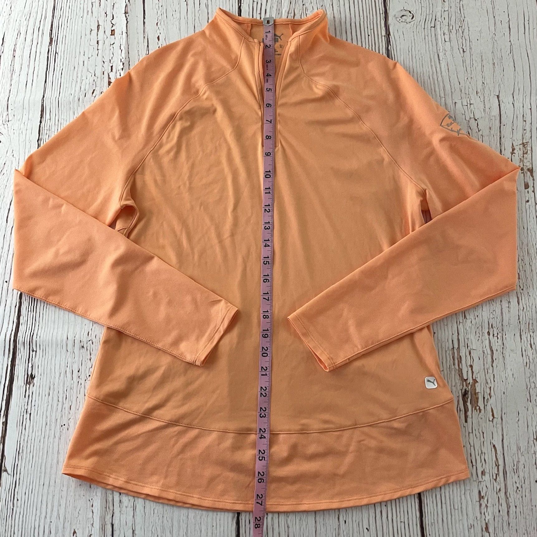 Puma Puma Pullover 1/4 Zip San Marcos Long Sleeve Lightweight Golf Jacket Women's M Orange Tight fit Sportwear Mens? Size M / US 6-8 / IT 42-44 - 5 Thumbnail
