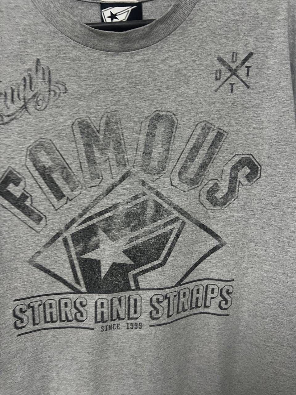 Famous Stars And Straps Vintage 1999 Famous Star and Straps T shirt Big Logo Tee M Size US M / EU 48-50 / 2 - 6 Thumbnail