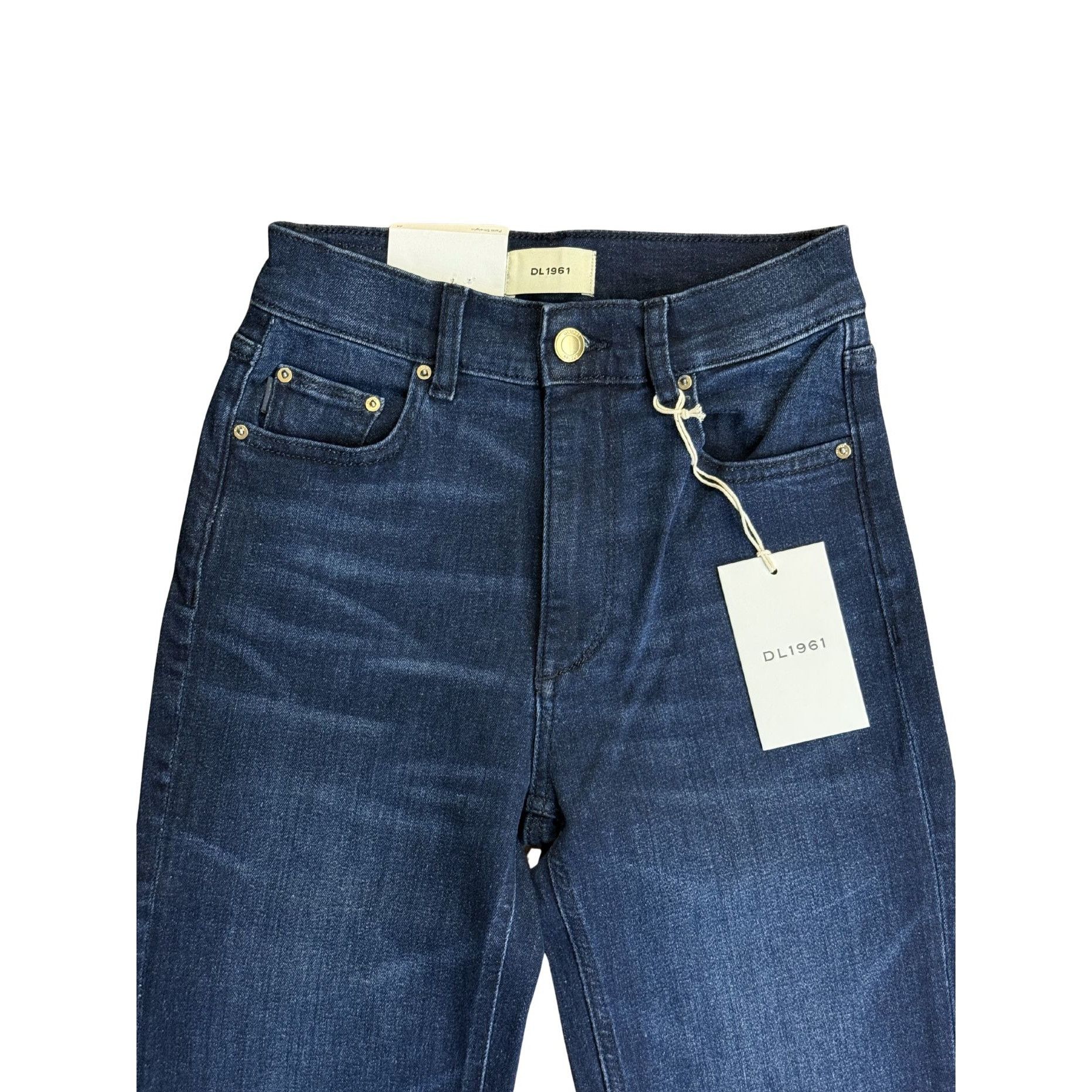 DL1961 DL1961 Patti Straight High Rise 31" Jeans NWT $219 Sz 24 Size 42" / US 20 - 3 Thumbnail