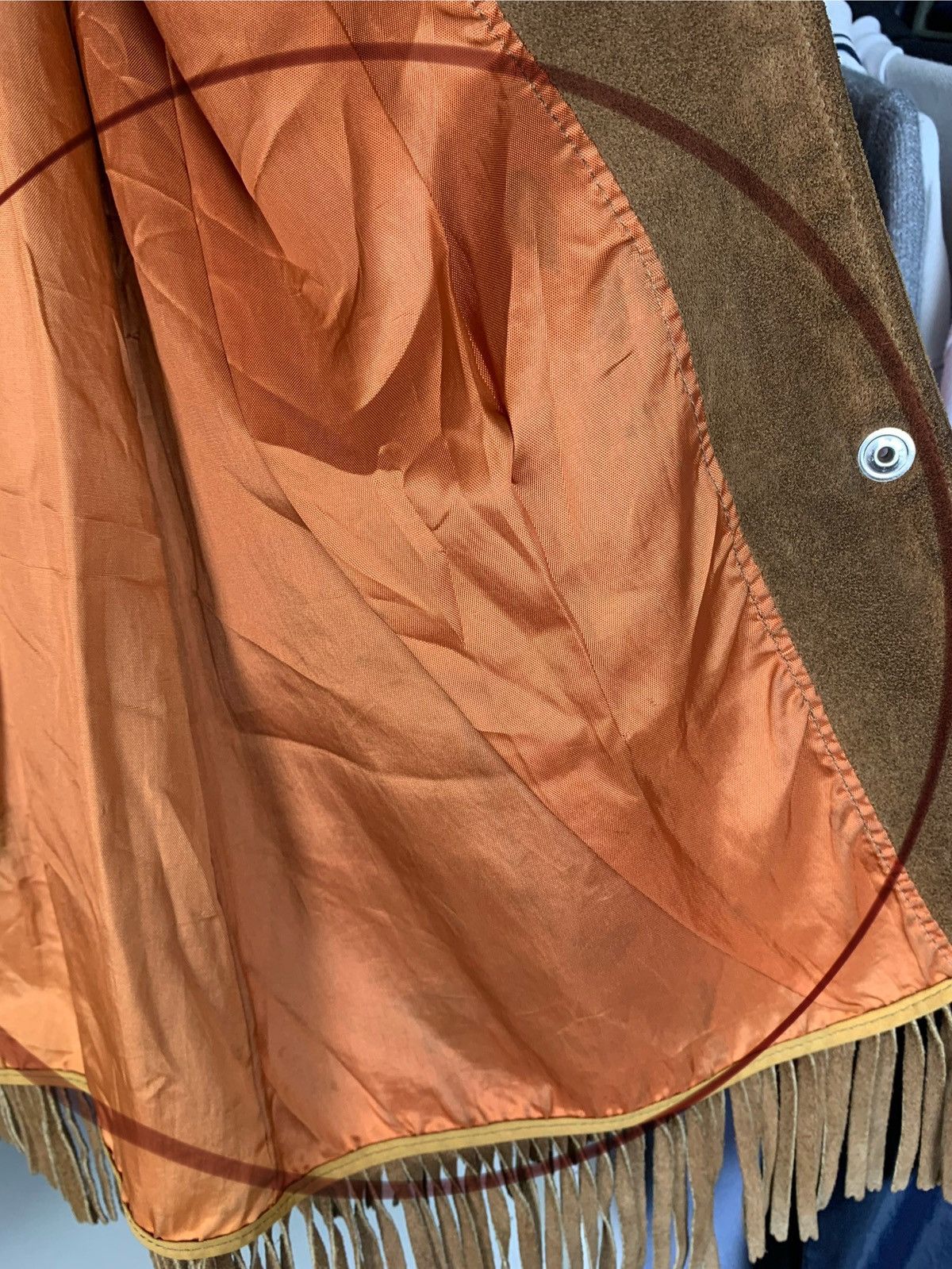 Cowboy Equipment × Vintage Vtg K-Bar-Z Ranchwear by Pyramid Cowboy Flanged Suede Jacket Size US L / EU 52-54 / 3 - 23 Thumbnail