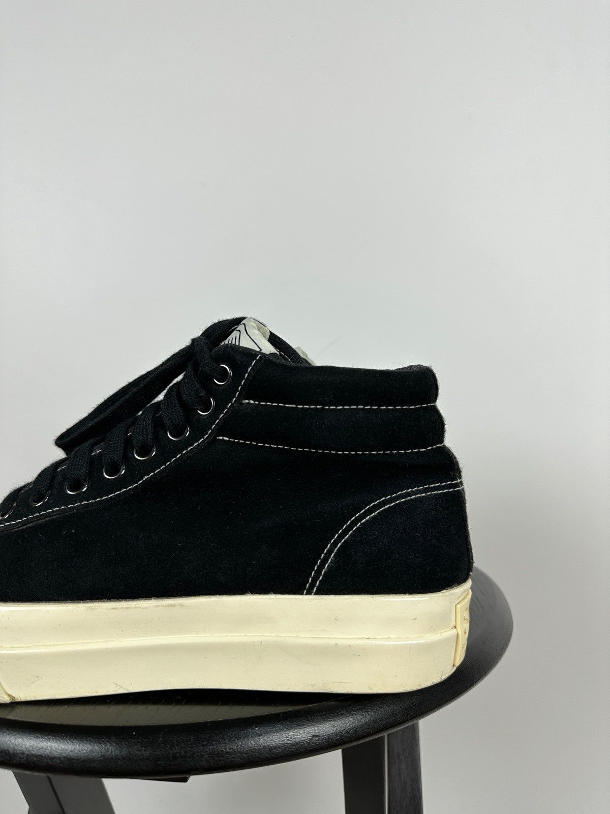 Stepney Workers Club Stepney Workers Club Black Suede Hi-Top Sneakers Size US 7 / EU 40 - 14 Thumbnail