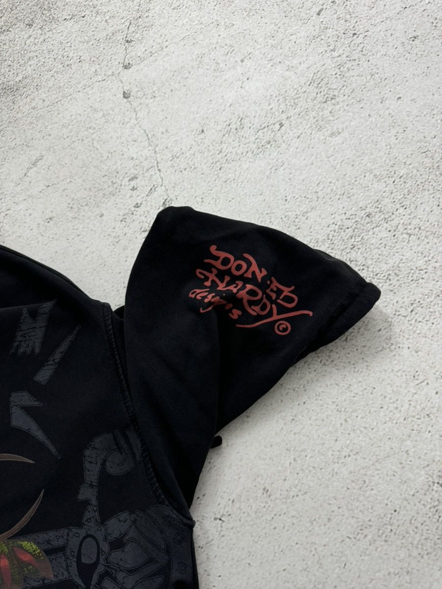 Christian Audigier × Ed Hardy × Vintage Ed Hardy Christian Audigier Y2K Vintage Zip Hoodie Size US S / EU 44-46 / 1 - 4 Thumbnail