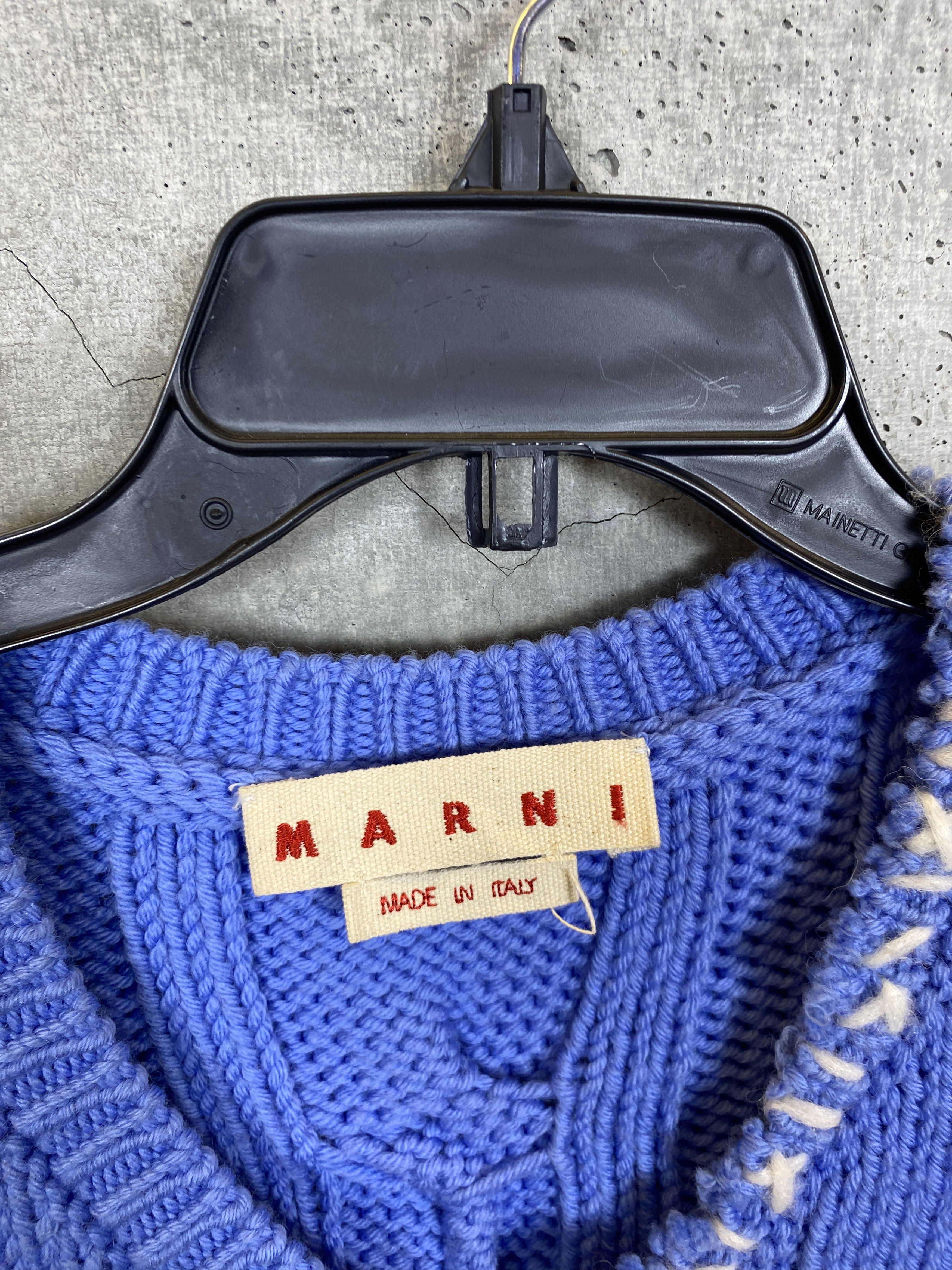 Marni $1150 MARNI CABLE KNIT SLEEVELESS SWEATER VEST Size US L / EU 52-54 / 3 - 5 Thumbnail