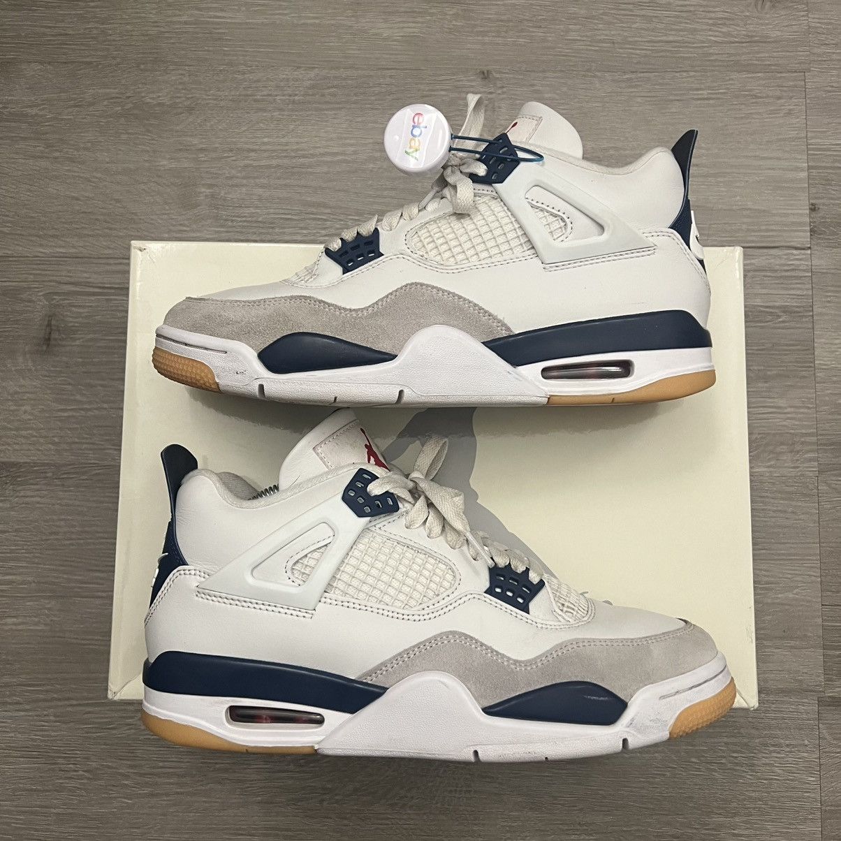 Jordan Brand Nike SB Air Jordan 4 Navy Size US 9.5 / EU 42-43 - 2 Thumbnail