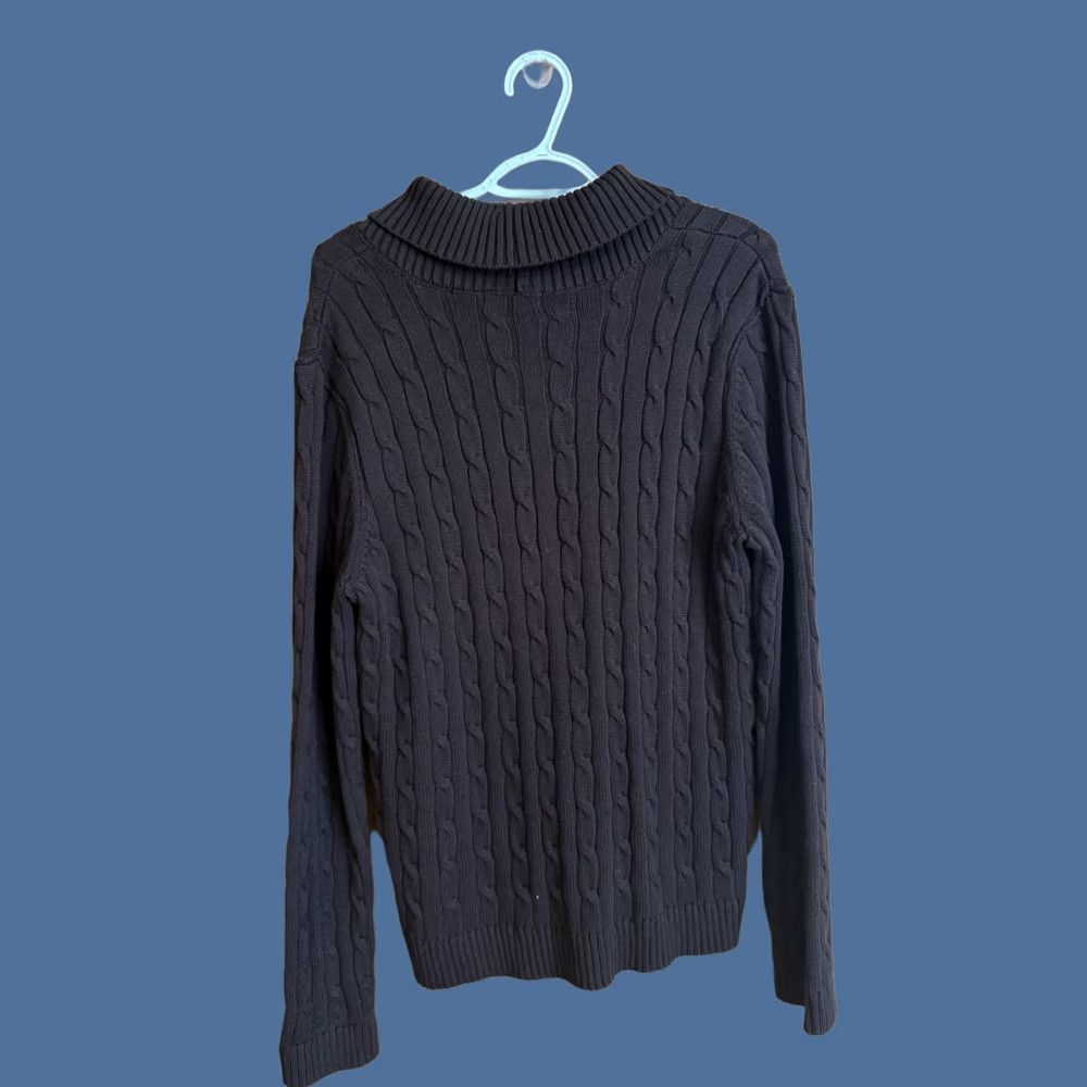 Chaps Chaps Sweater Womens XL Brown NWT Cowl Neck Chunky Cableknit Cotton Preppy Basic Size XL / US 12-14 / IT 48-50 - 1 Thumbnail