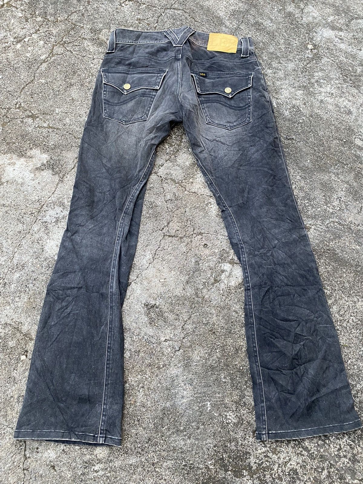 Lee × Vintage Vintage Lee Flare Jeans Size US 32 / EU 48 - 2 Thumbnail