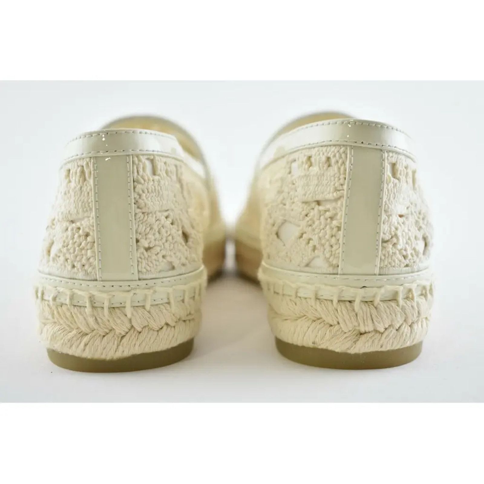 Chanel 20S Patent Leather CC Logo Espadrille Slip On Ballet Flat 36 Size US 6 / IT 36 - 11 Thumbnail