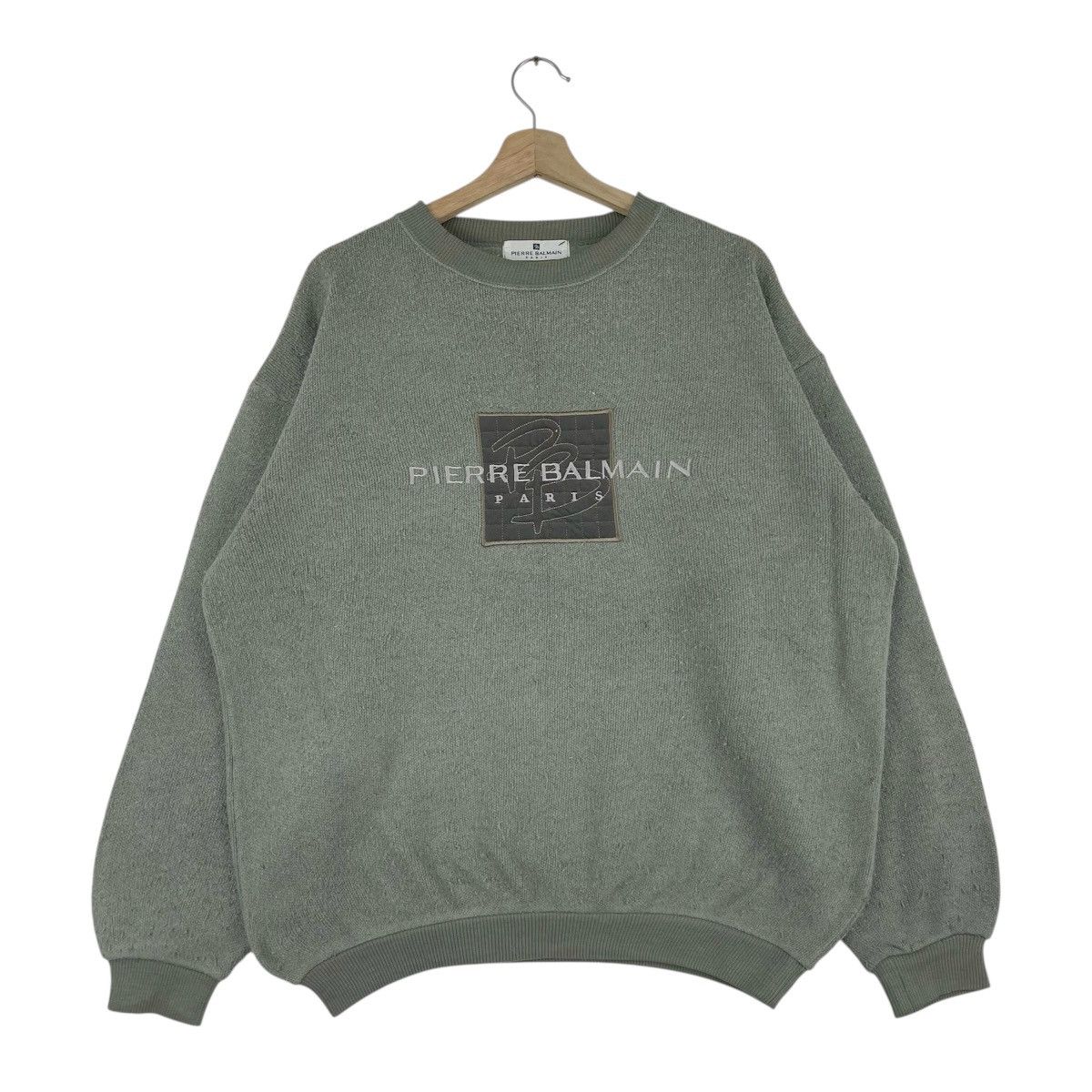 Pierre Balmain Vintage Pierre Balmain Paris Sweatshirt Size US XL / EU 56 / 4 - 1 Thumbnail
