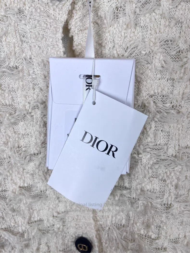 Dior Dior FW24 solid colour round neck single-breasted casual s Size M / US 6-8 / IT 42-44 - 4 Thumbnail