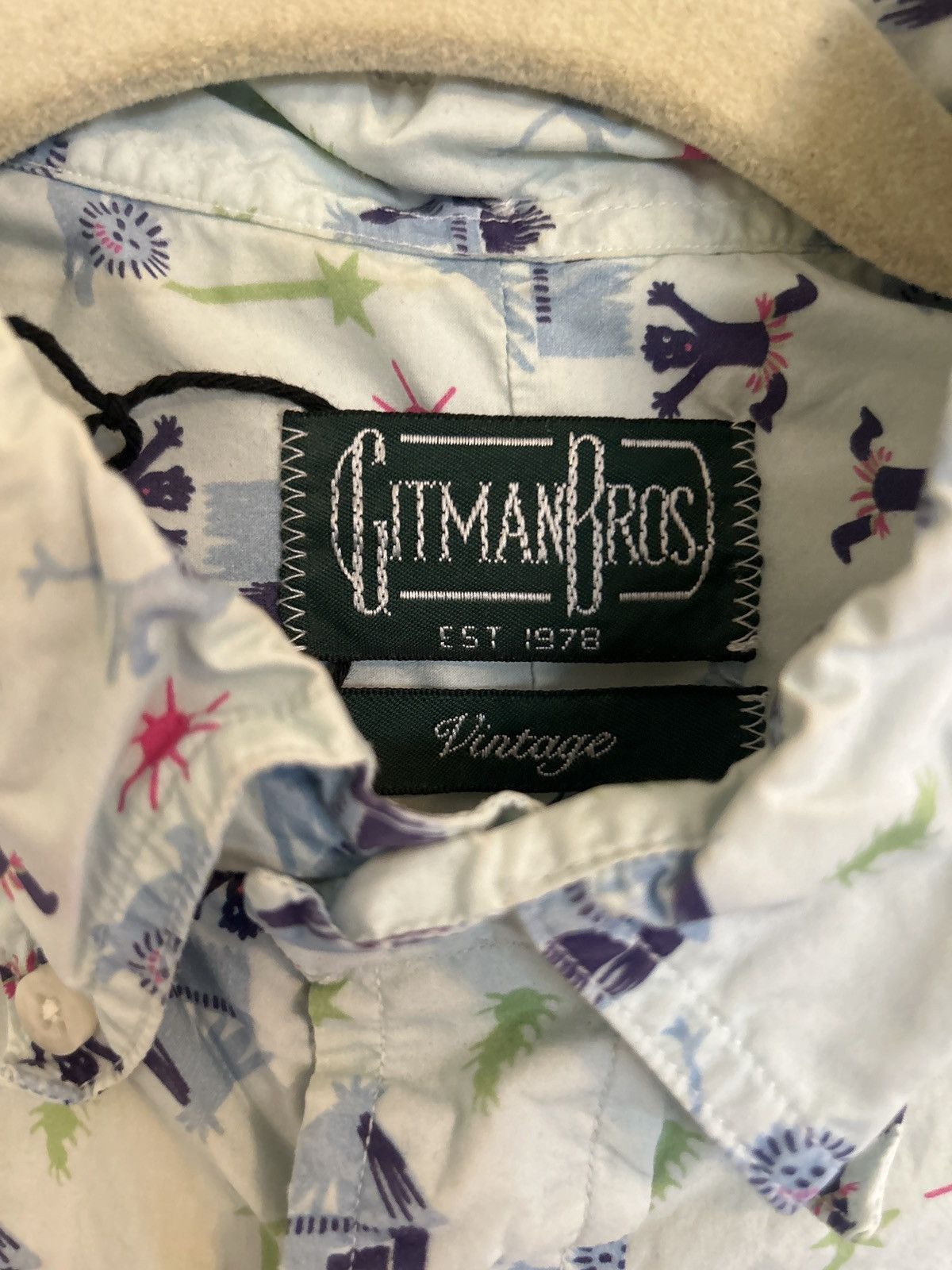 Gitman Bros. Vintage Running Lion Man Button Down Size US S / EU 44-46 / 1 - 3 Thumbnail
