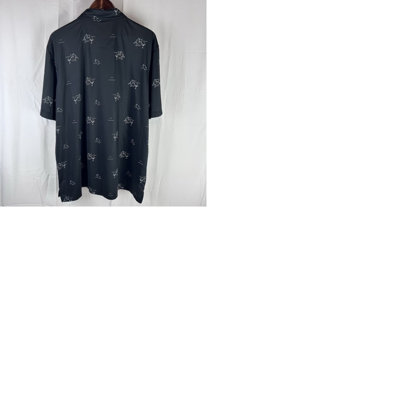 Vintage Straight Down Shirt Mens XL Polo Golf Breathable Performance Cowboys? Size US XL / EU 56 / 4 - 9 Thumbnail