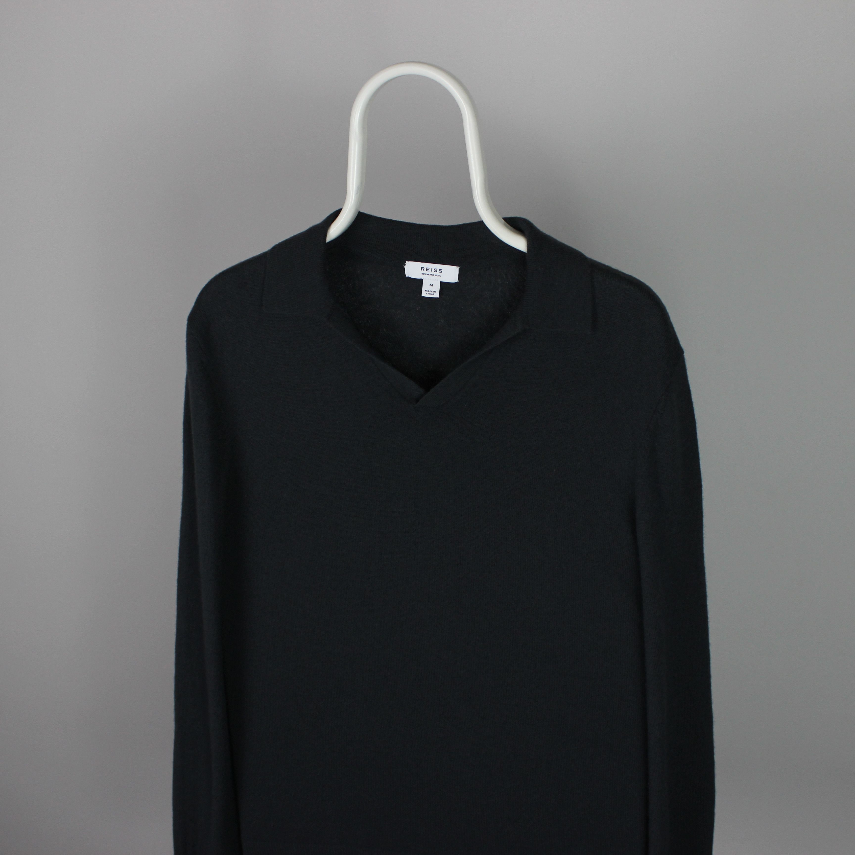 Reiss Reiss Swifts jumper sweater merino wool M gray graphite Size US M / EU 48-50 / 2 - 4 Thumbnail
