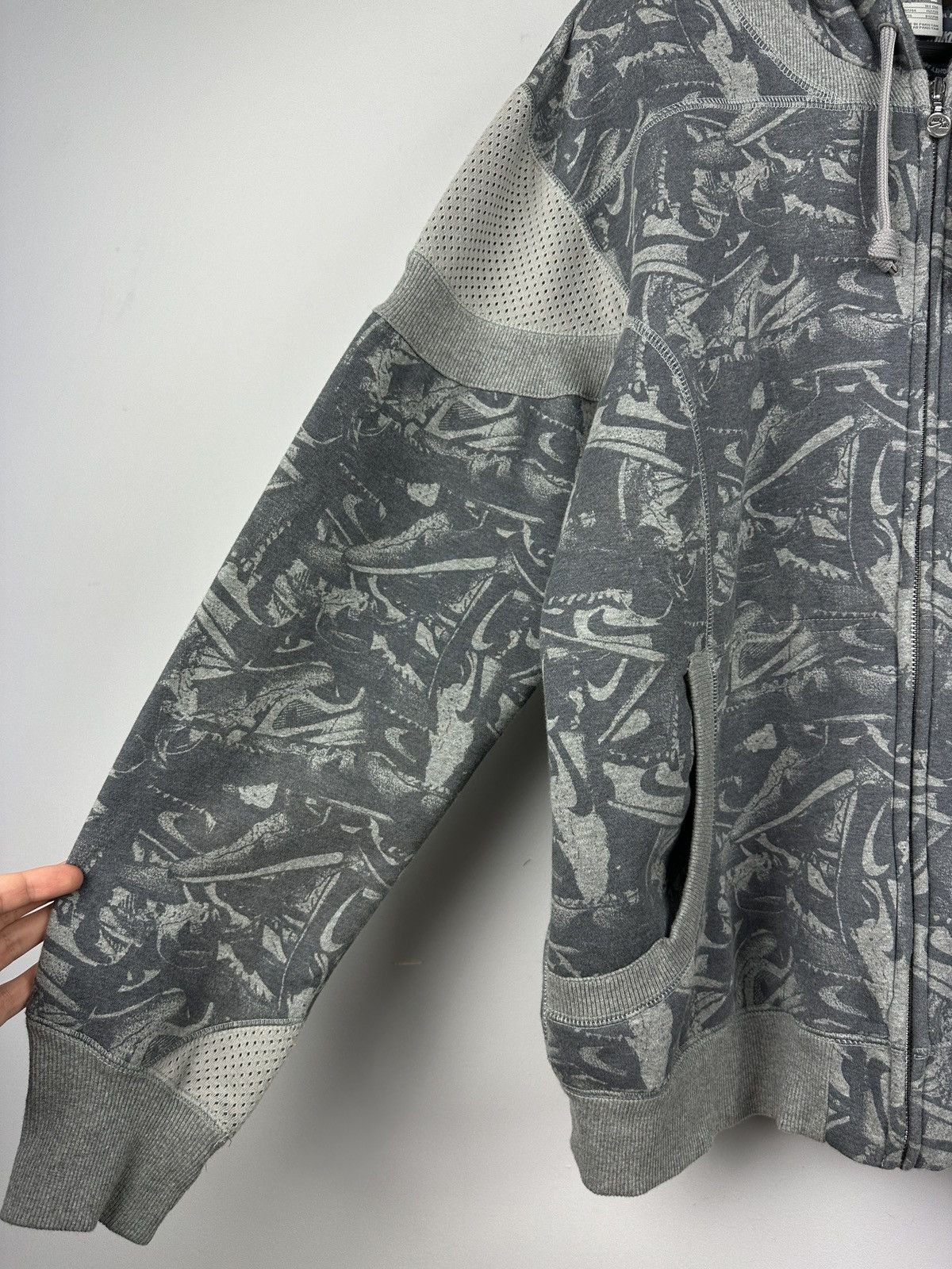 Nike × Vintage Vintage Y2K Nike Baggy Multilogo Zip Up Hoodie Size US L / EU 52-54 / 3 - 9 Thumbnail