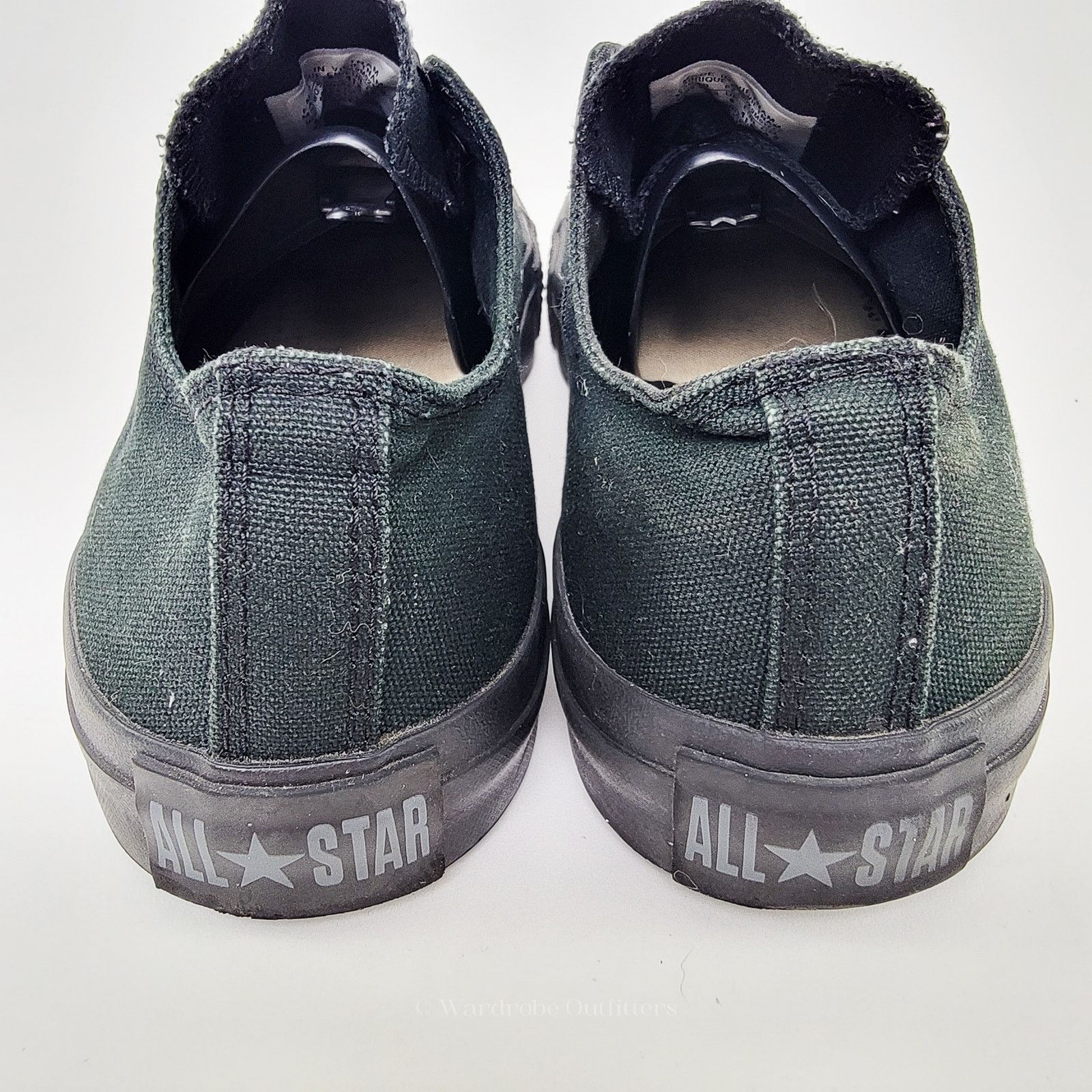 Nike Converse Chuck Taylor All Star Lowtop All Black Monochrome Size US 8 / EU 41 - 7 Thumbnail