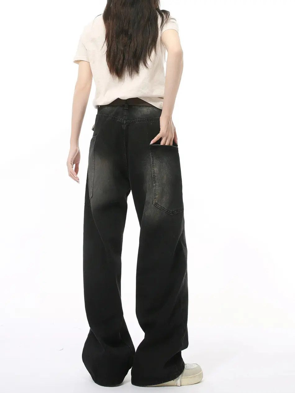 Japanese Brand Retro loose high street patchwork jeans Size US 30 / EU 46 - 5 Thumbnail