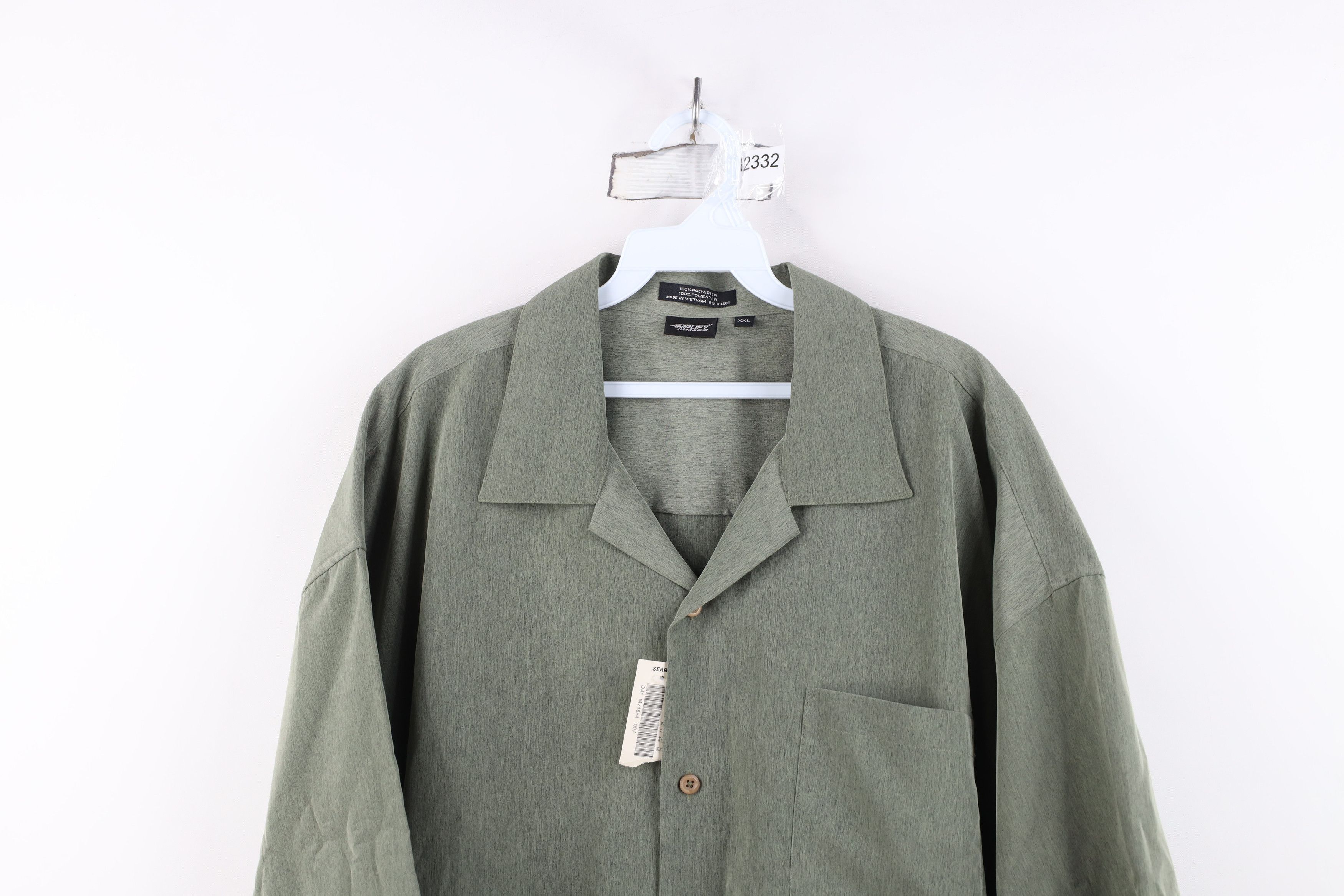 Vintage Deadstock Vintage 90s Y2K Streetwear Collar Button Shirt Size US XXL / EU 58 / 5 - 2 Thumbnail