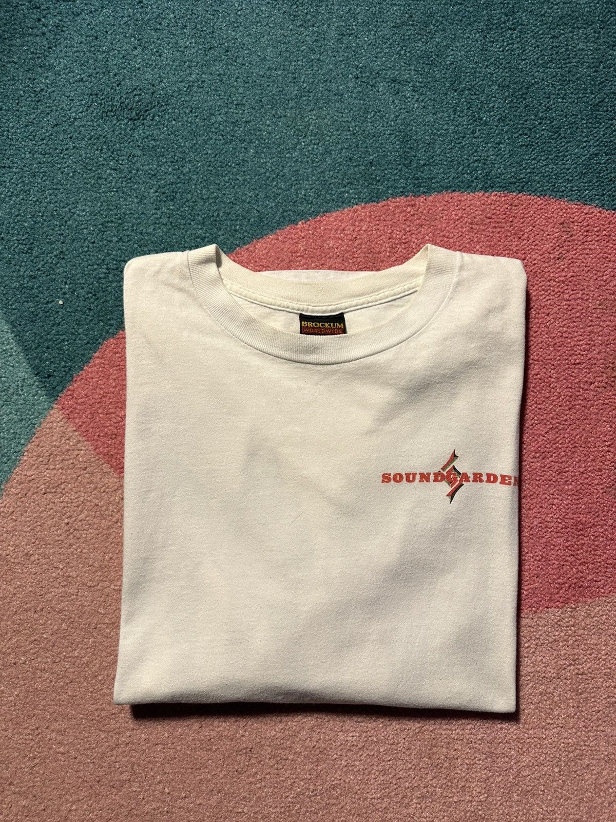 Band Tees × Vintage Vintage 1996 Soundgarden Brockum Tee Size US XL / EU 56 / 4 - 7 Thumbnail