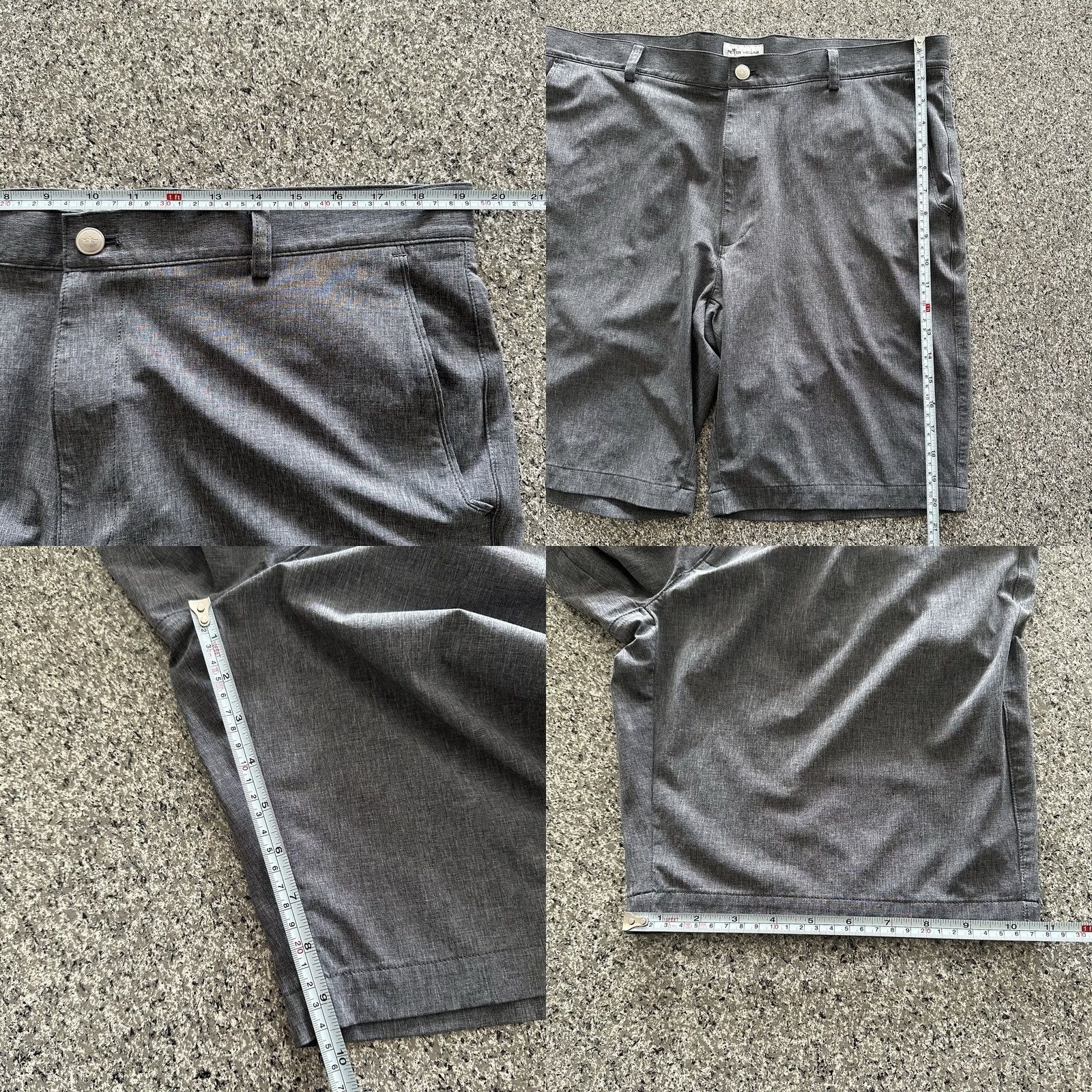 Peter Millar VINTAGE Peter Millar Shorts Men’s 38 Shackleford Performance Crown Sport Grey Size US 38 / EU 54 - 8 Thumbnail