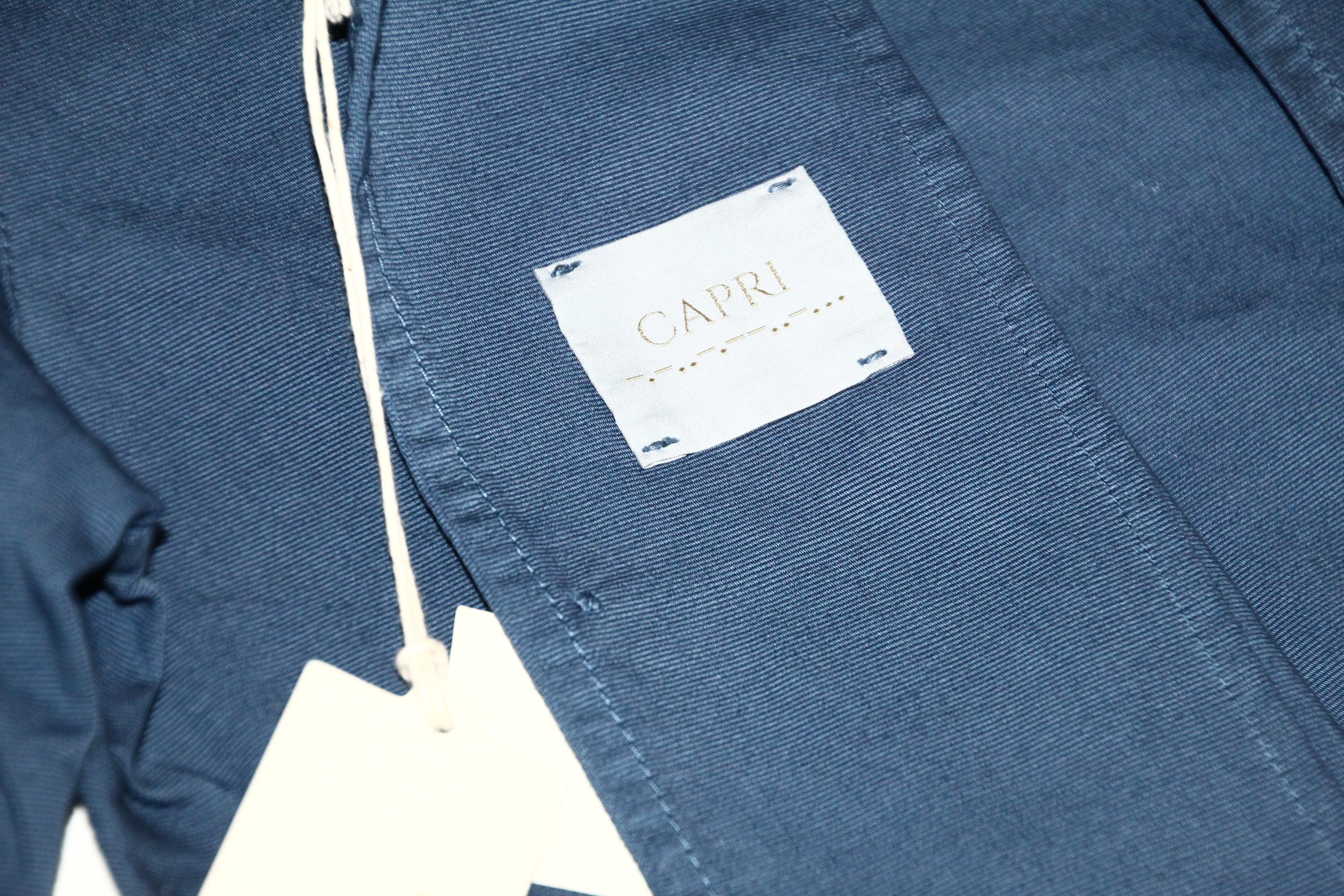 Japanese Brand DEADSTOCK💥CAPRI OSAKA-TC Indigo Dyed Chore Jacket Size US M / EU 48-50 / 2 - 12 Thumbnail