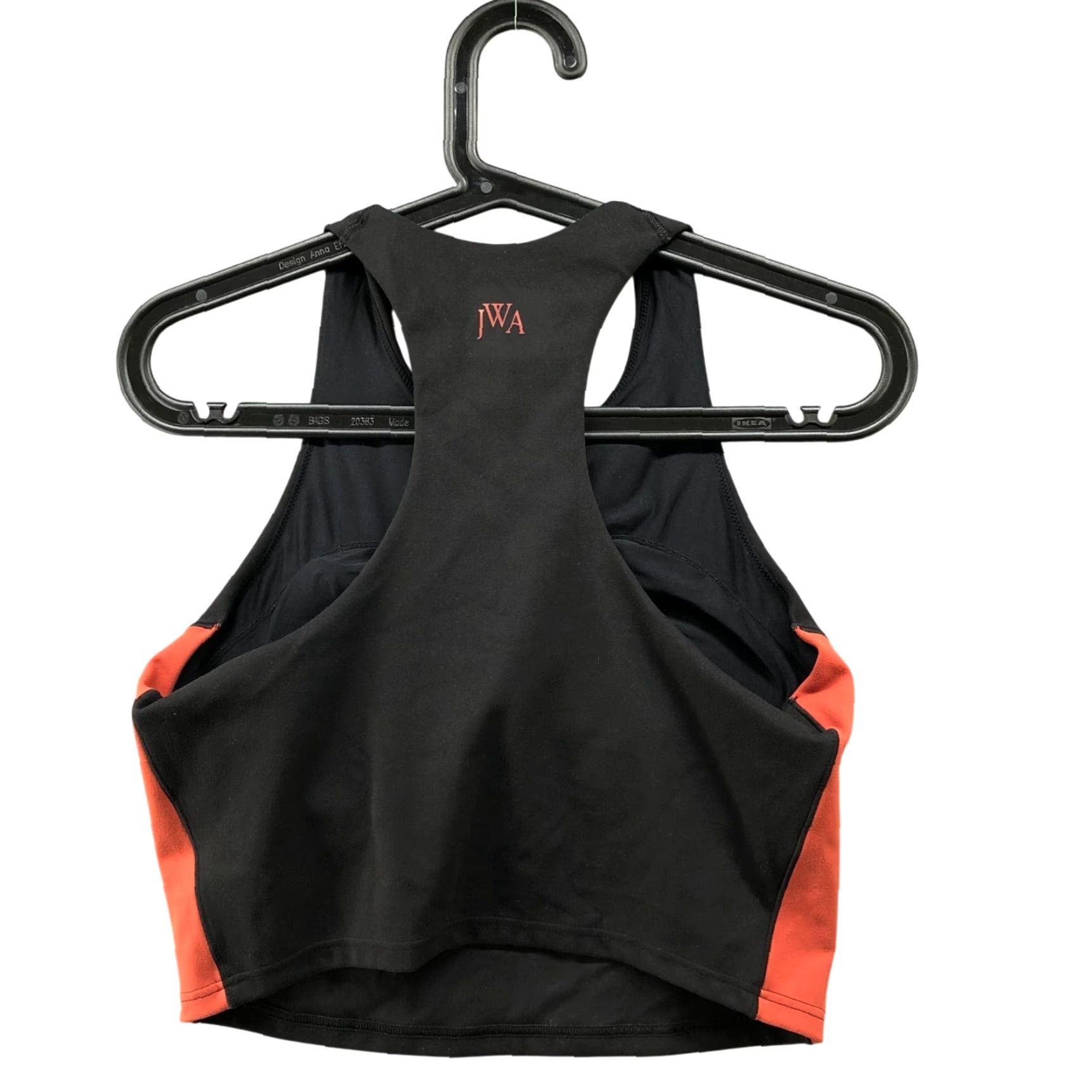 Uniqlo Uniqlo JW Anderson Bra Tank Top Womens M Cropped Active Black Orange Size M / US 6-8 / IT 42-44 - 2 Thumbnail