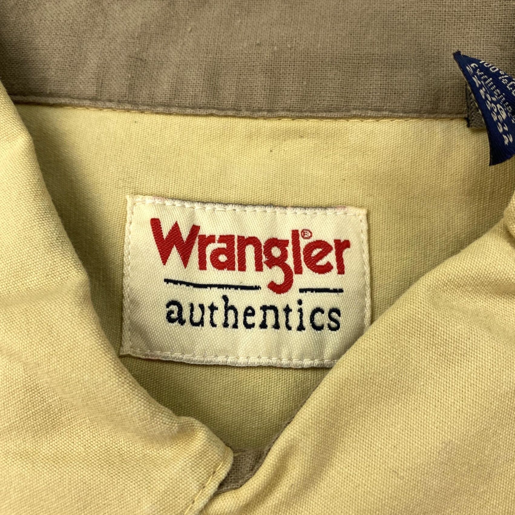 Wrangler Wrangler Authentics Shirt Mens Large Khaki Short Sleeve Button Front Safari Beige Cotton Pocketed Button-Up N/A Size US L / EU 52-54 / 3 - 5 Thumbnail
