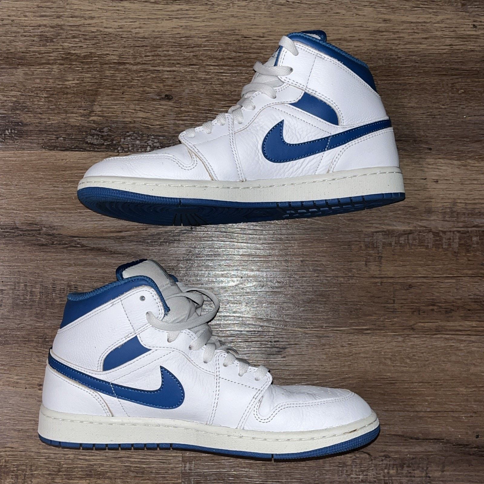 Jordan Brand × Nike Jordan 1 Mid SE Industrial Blue/White Size 10 Men's Sneakers Size US 10 / IT 40 - 2 Thumbnail