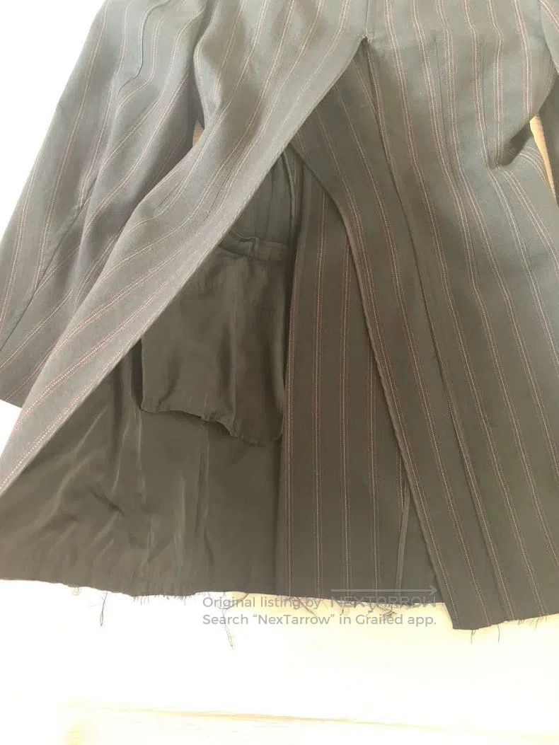 Junya Watanabe Junya Watanabe Striped Long Coat Size S / US 4 / IT 40 - 5 Thumbnail