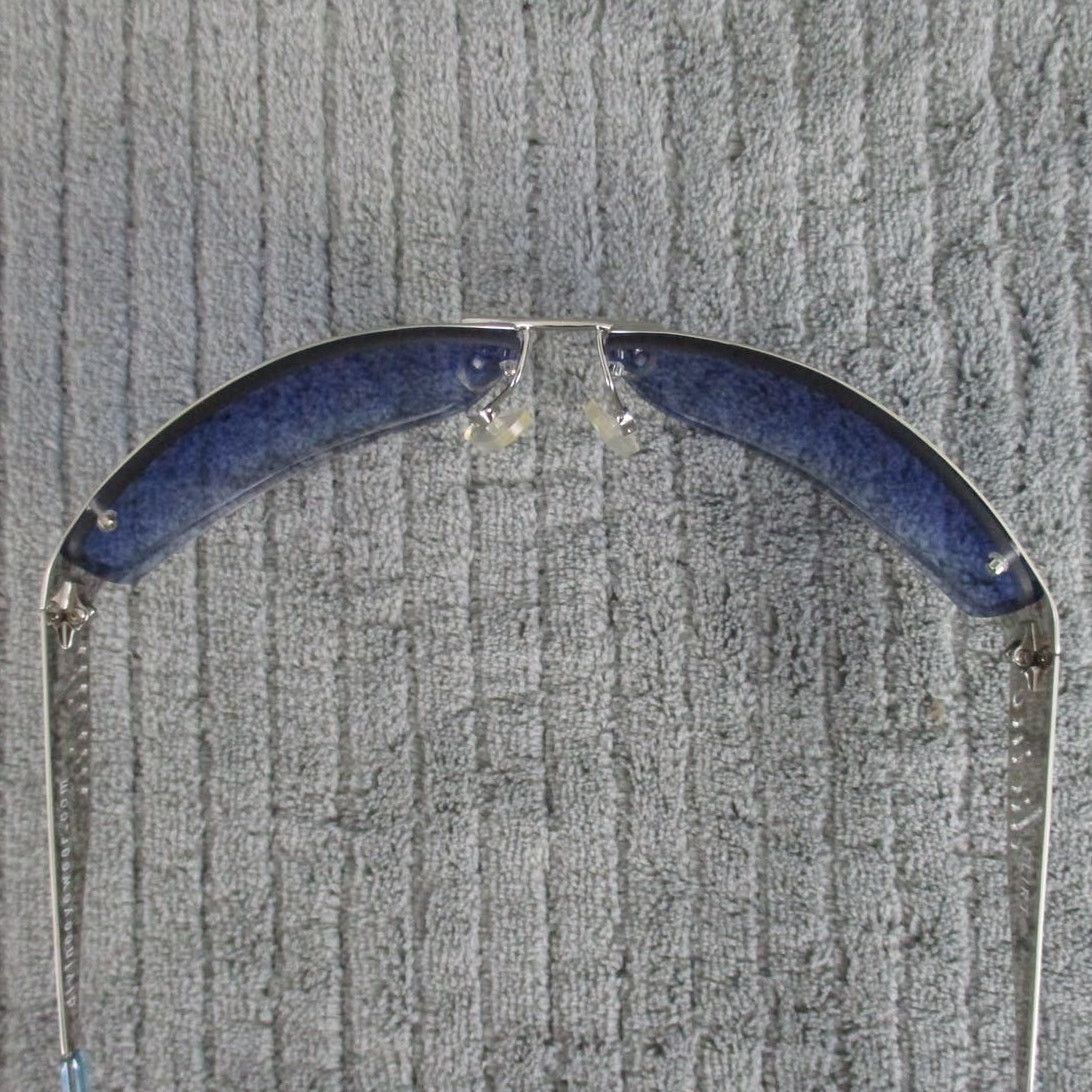 Other New Divine Eyewear Flirt Chrome/Blue Gradient Sunglasses Size ONE SIZE - 6 Thumbnail