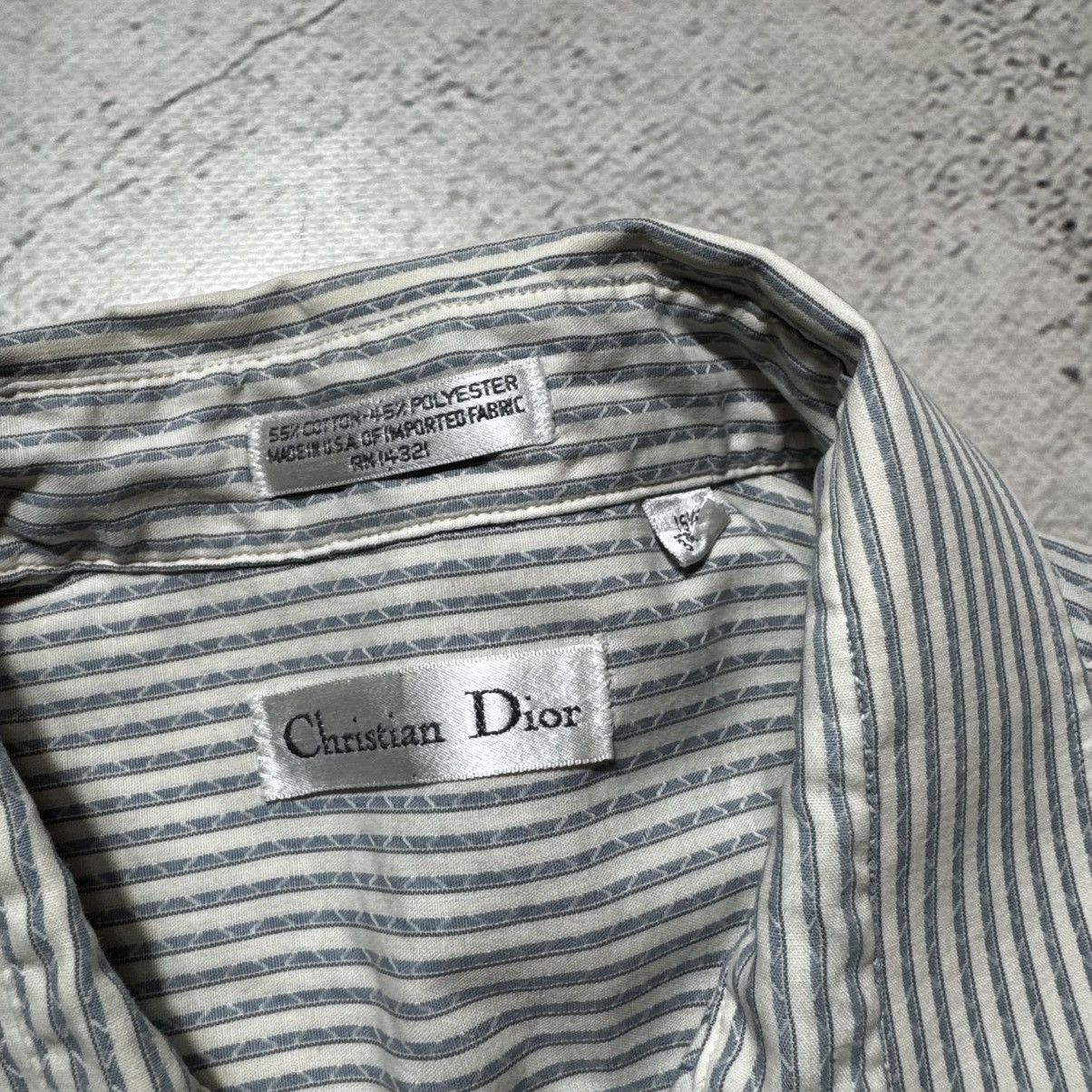 Dior authentic striped shirt christian dior old money style m-l Size US M / EU 48-50 / 2 - 8 Thumbnail