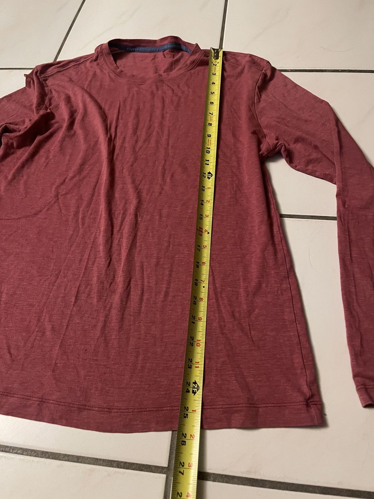 Lululemon Lululemon Mens Red Crew Neck Activewear Top Size Medium Size US M / EU 48-50 / 2 - 5 Thumbnail