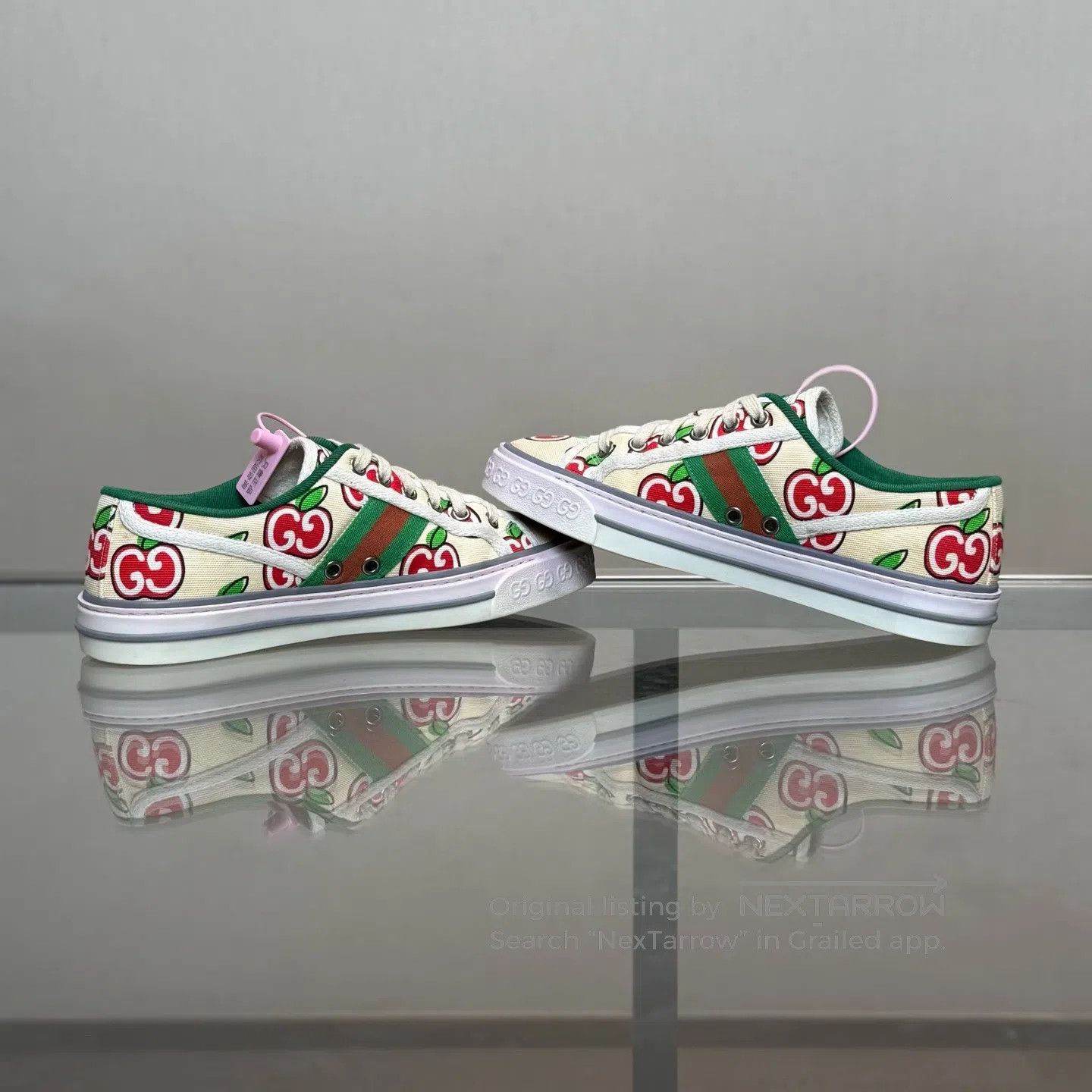 Gucci Guicci 1977 Apple Double G Logo Board Shoes Size US 6.5 / IT 36.5 - 6 Thumbnail