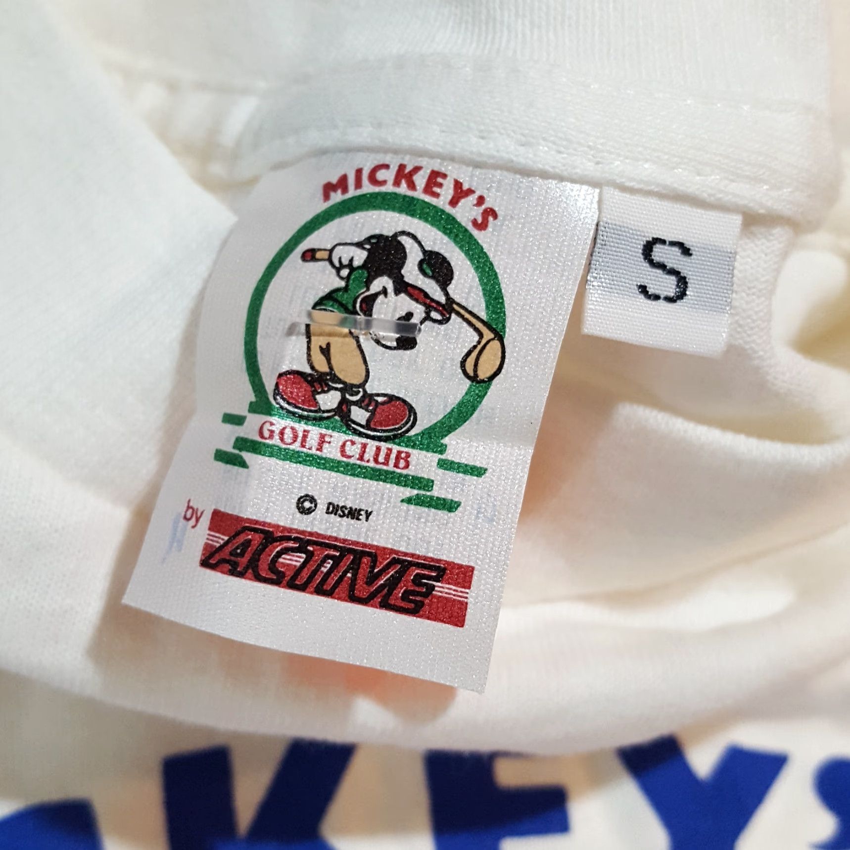 Disney VINTAGE Mickey's Golf Club 90s Disney Cartoon T-Shirt Men Small White Preppy Athletic Y2K Size US S / EU 44-46 / 1 - 6 Thumbnail