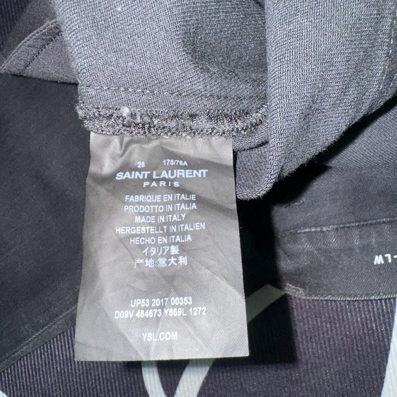 Saint Laurent Paris Saint Laurent Splatter Paint Denim Jeans- Size US 28 / EU 44 - 5 Thumbnail