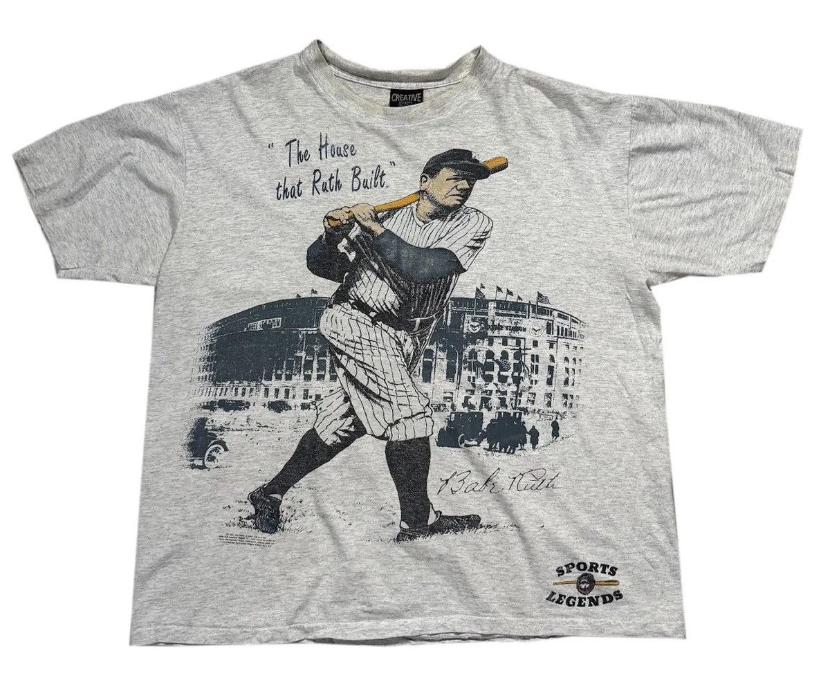Vintage Vintage Creative Images Sports Legends Babe Ruth T Shirt XL Size US XL / EU 56 / 4 - 1 Thumbnail