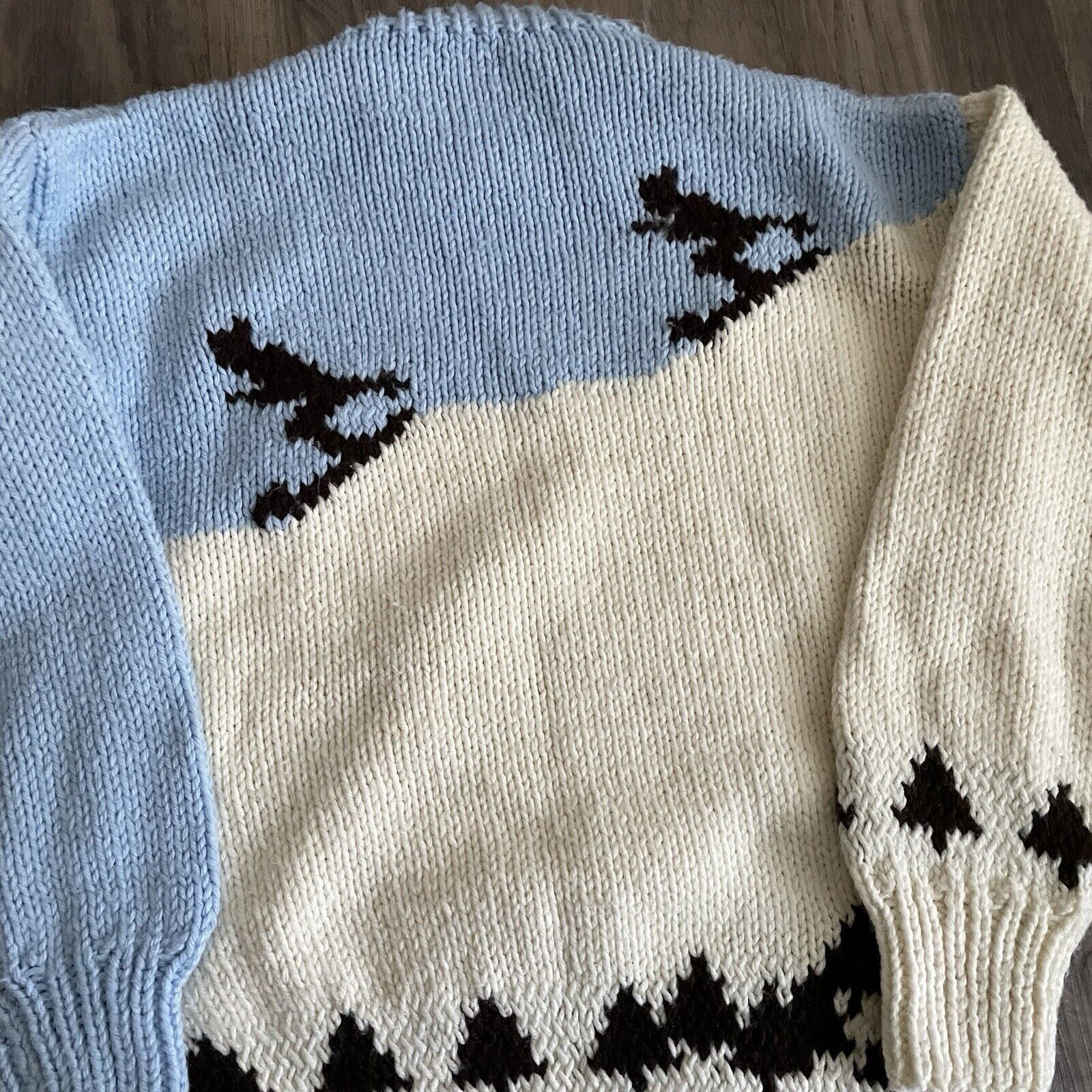 Vintage Vintage Cowichan Hand Knit Sweater Size Small Skiing Winter Size US S / EU 44-46 / 1 - 6 Thumbnail