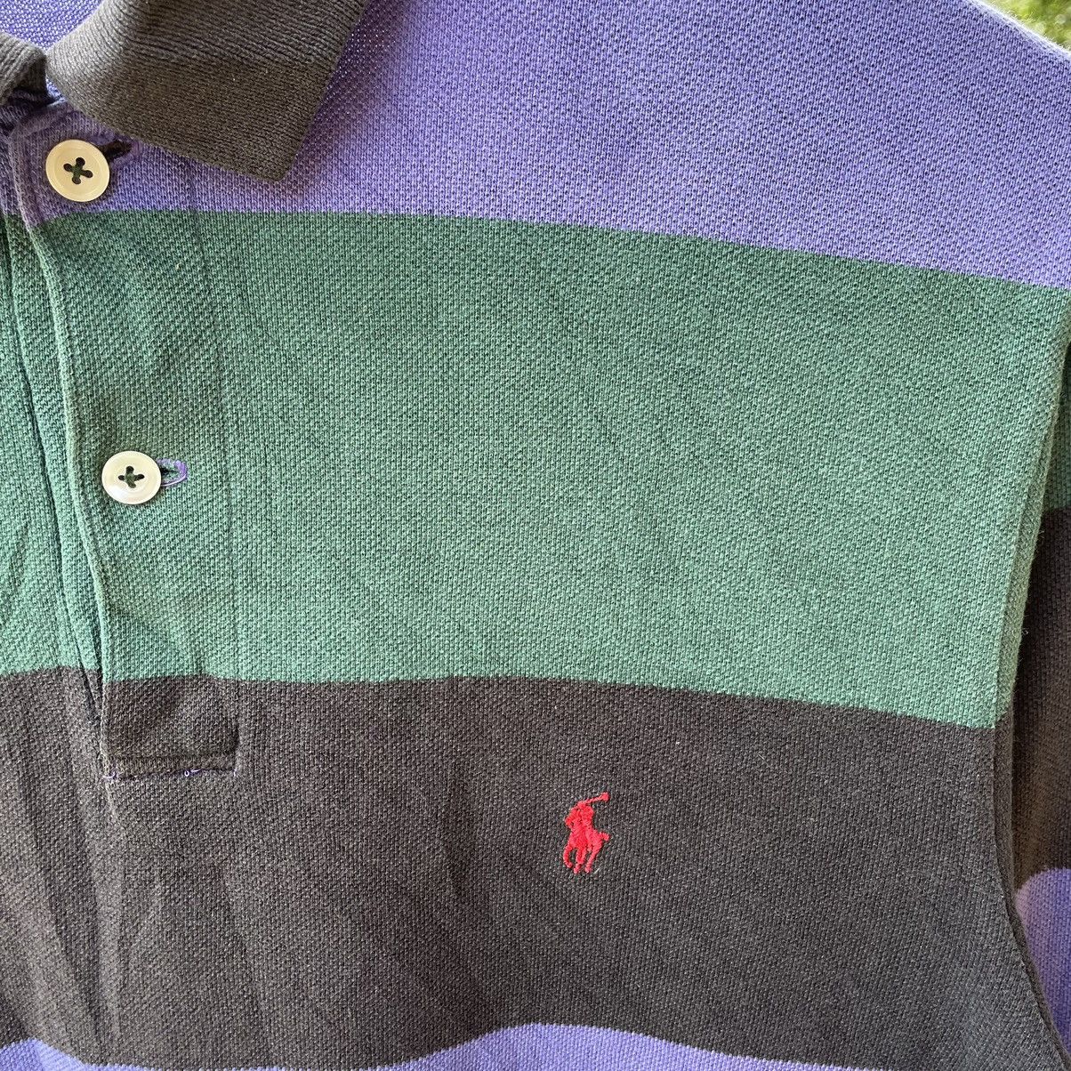 Polo Ralph Lauren × Ralph Lauren × Vintage 🔥Vintage Polo Ralph Lauren Small Pony Striped Polos Shirts Size US M / EU 48-50 / 2 - 6 Thumbnail